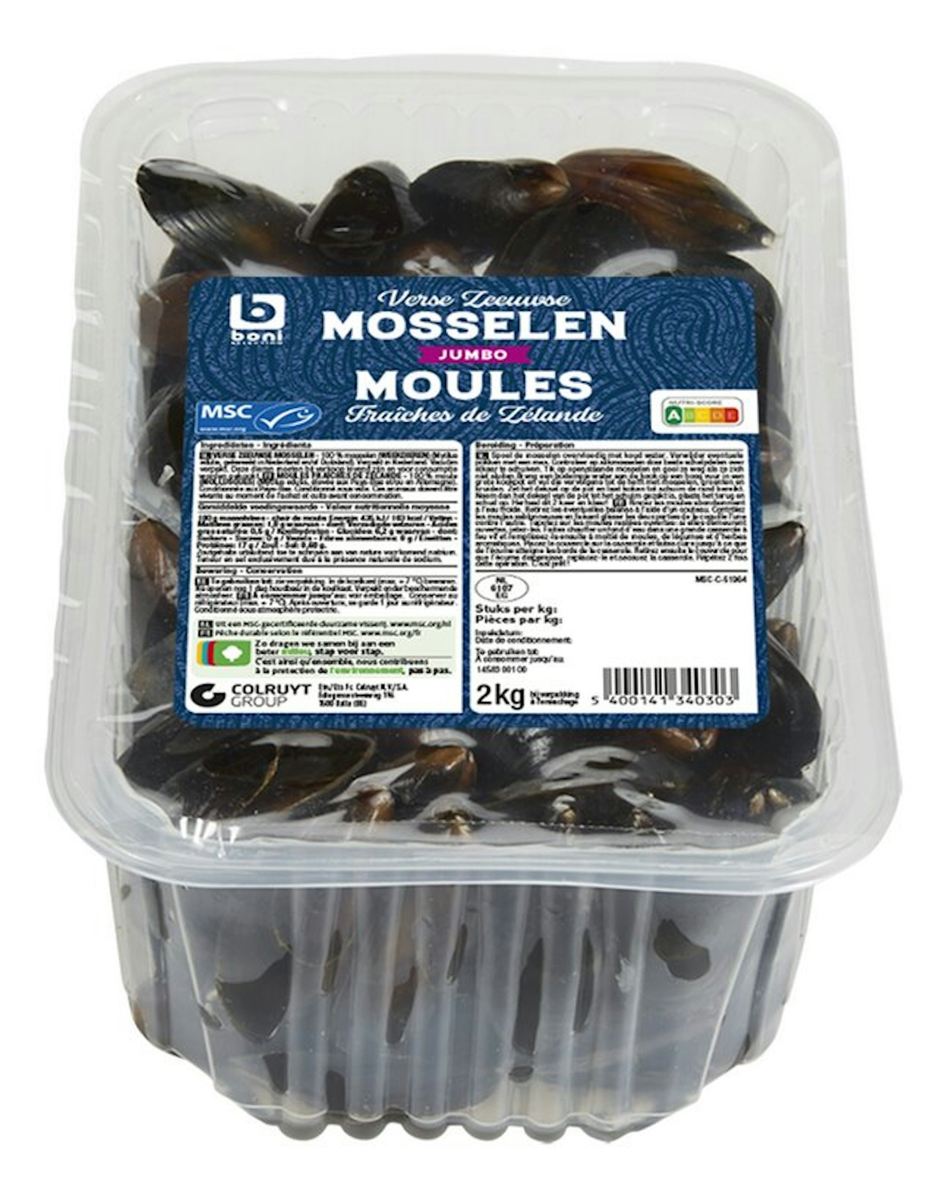 BONI Zeeuwse Mossel jumbo 2kg