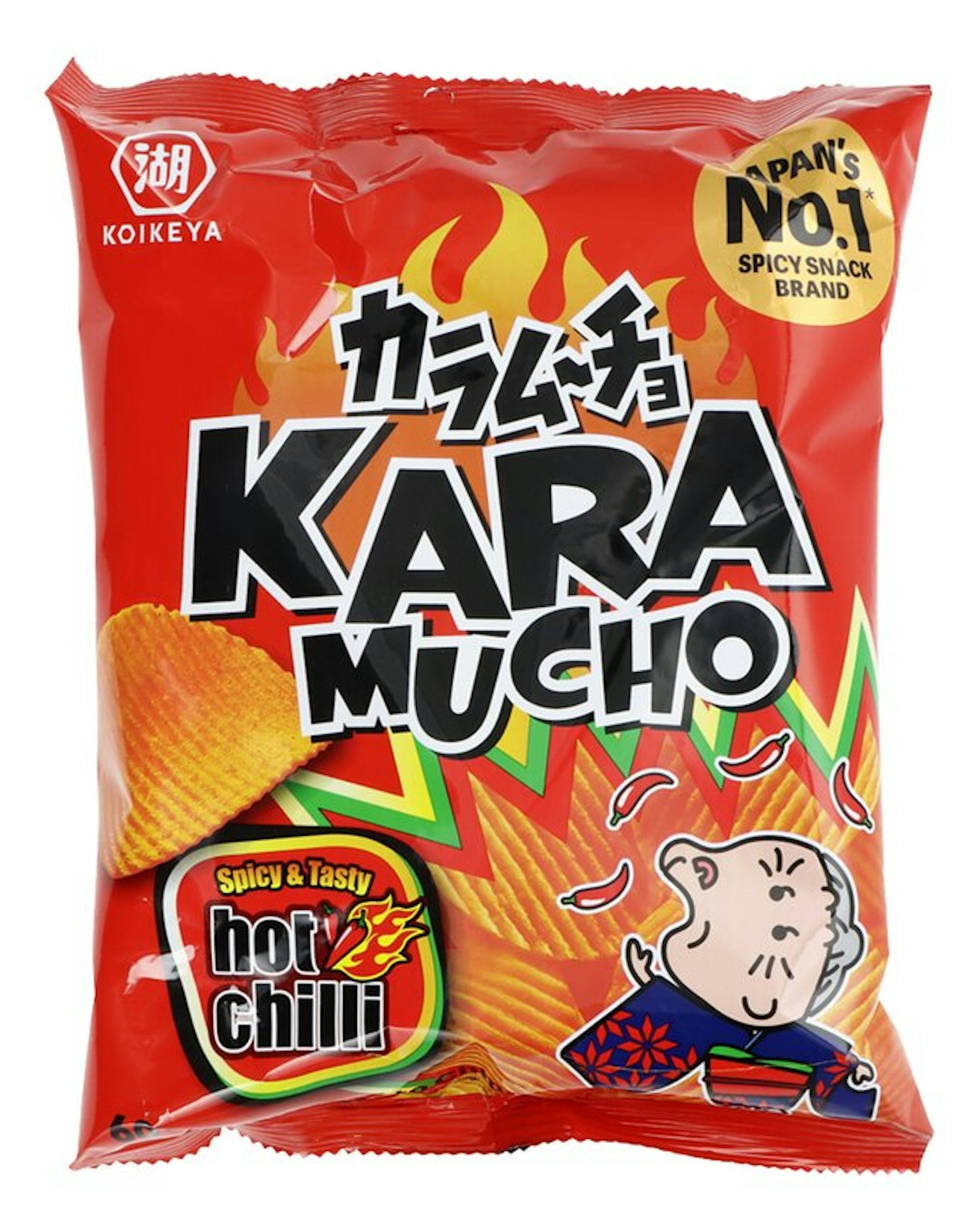 KOIKE-YA Patato Chips HotChili Ridge 60g