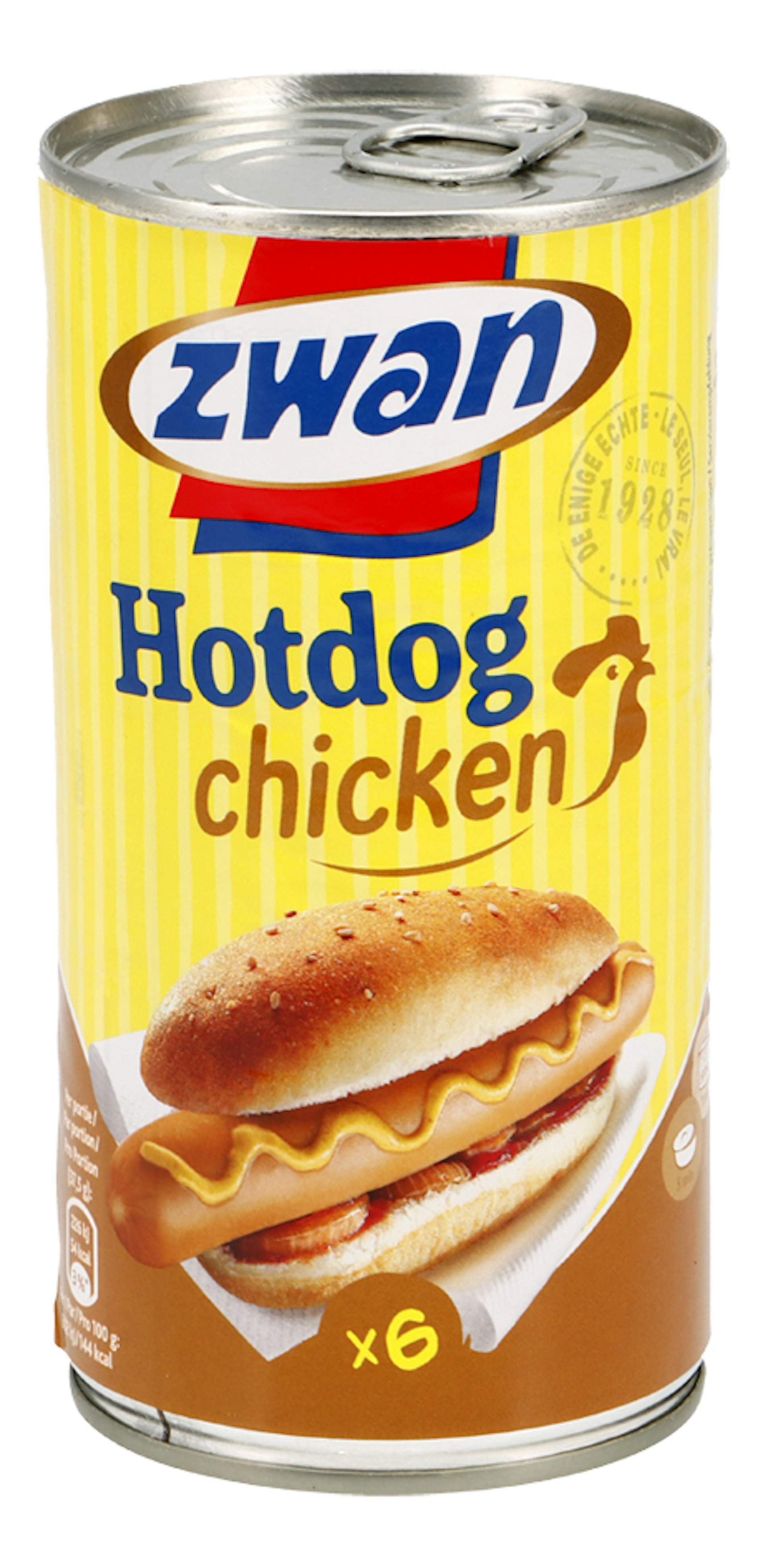 ZWAN Hotdog Kip 6 stuks 550g