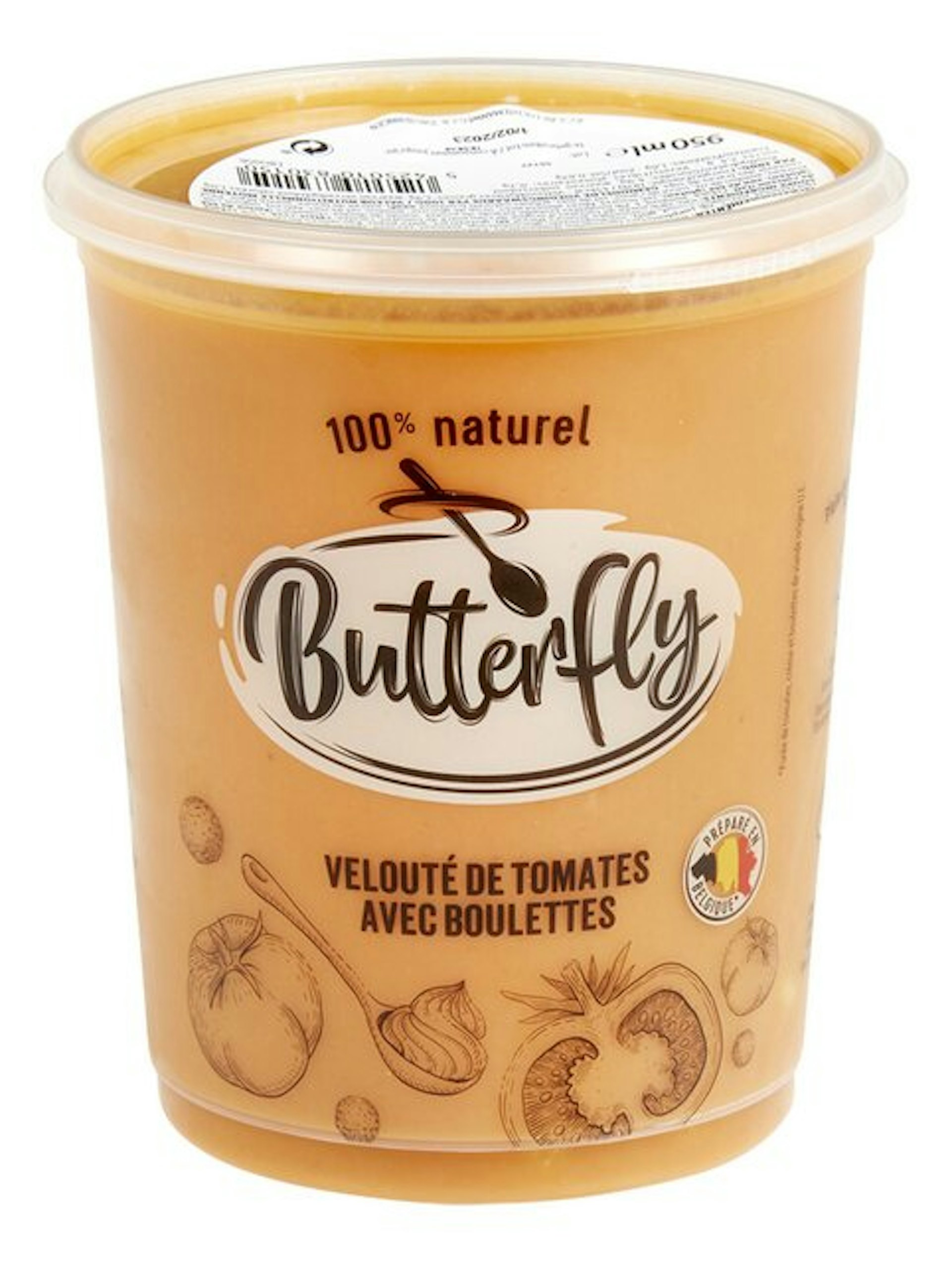 BUTTERFLY tomatenroomsoep balletj. 950ml