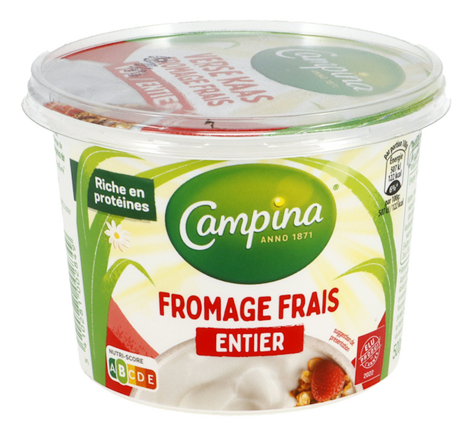 CAMPINA plattekaas vol 500g