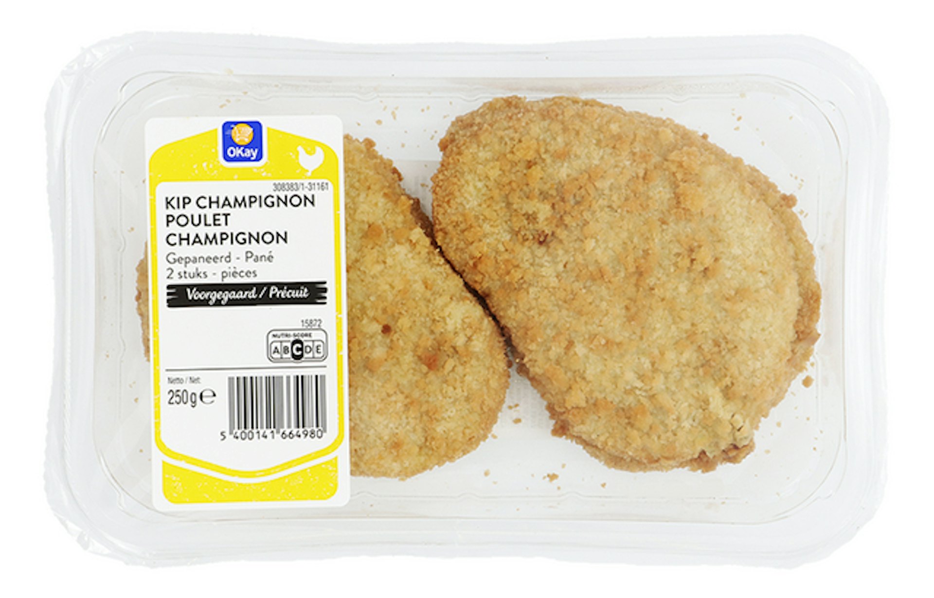 OKAY Kippenschnitzel Champignons 2x125g