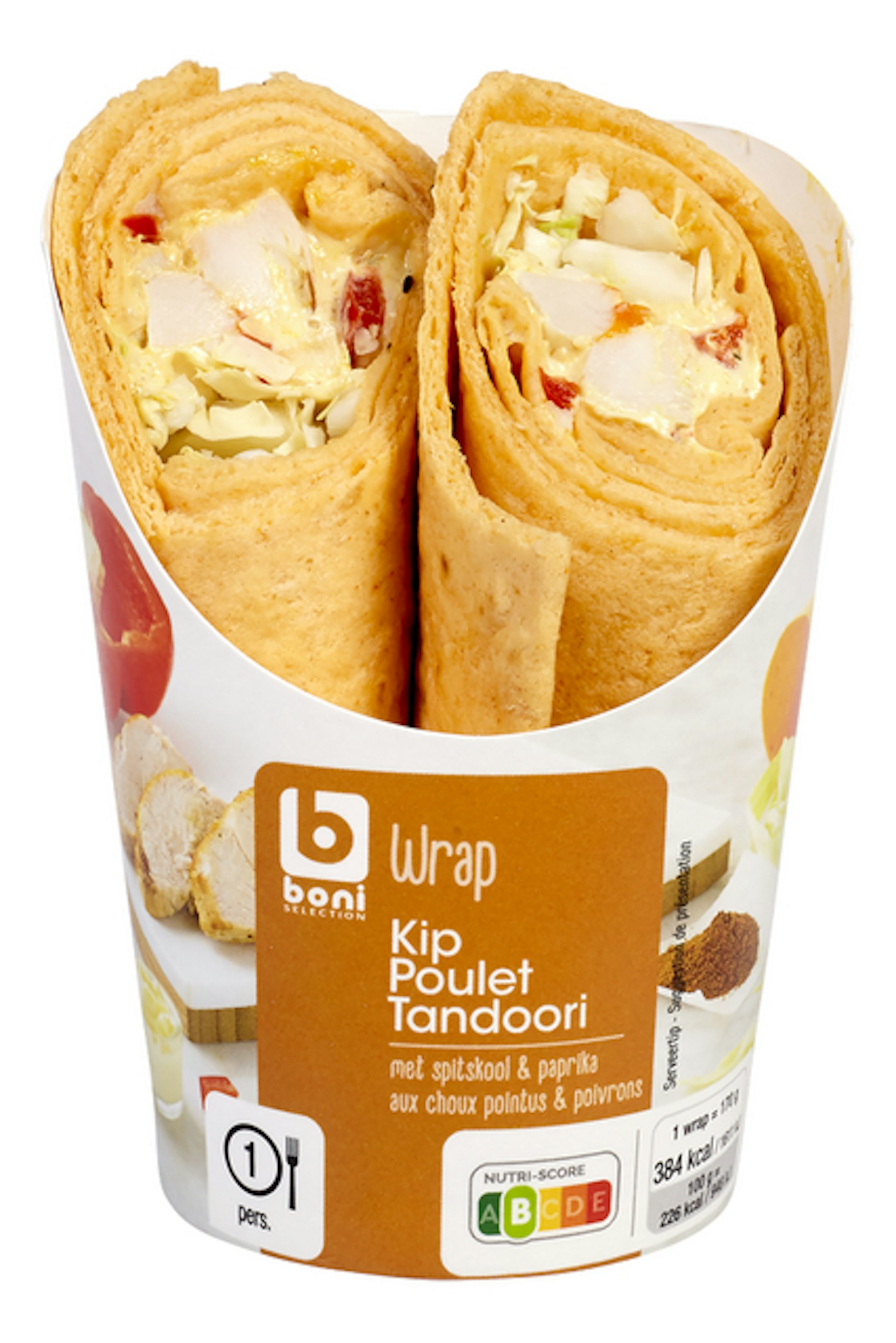 BONI wrap kip tandoori 170g