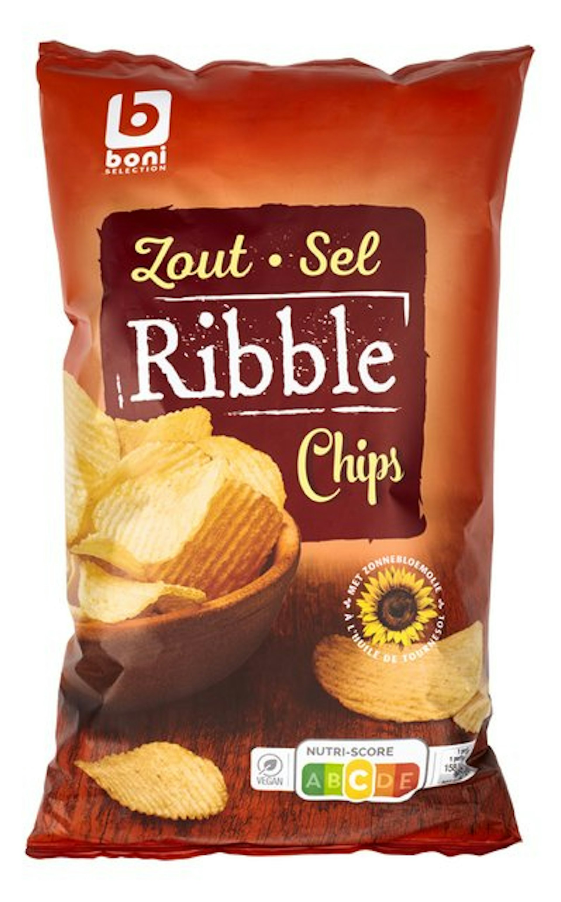 BONI ribble chips zout 200g