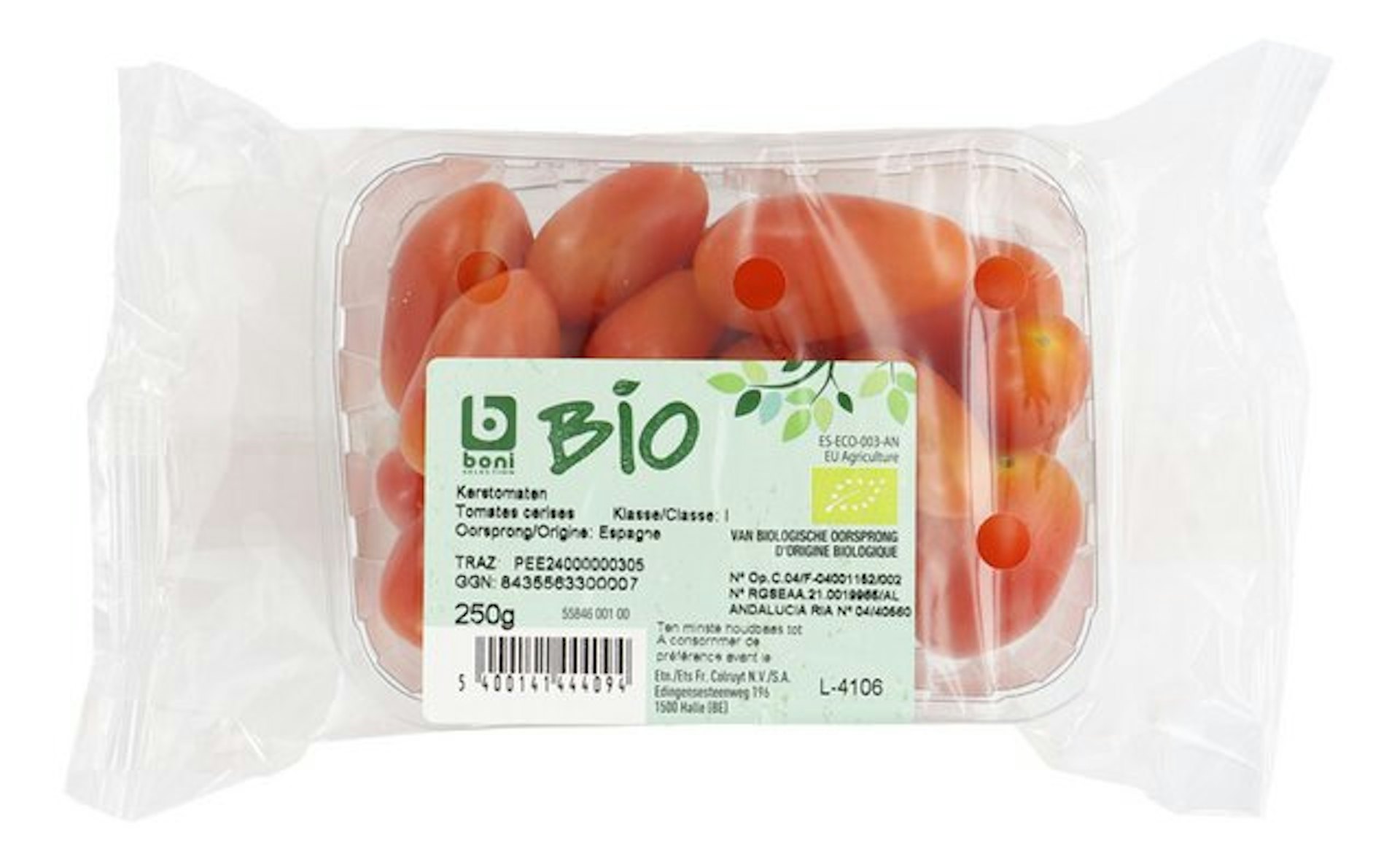 BONI BIO cocktailtomaten 250g