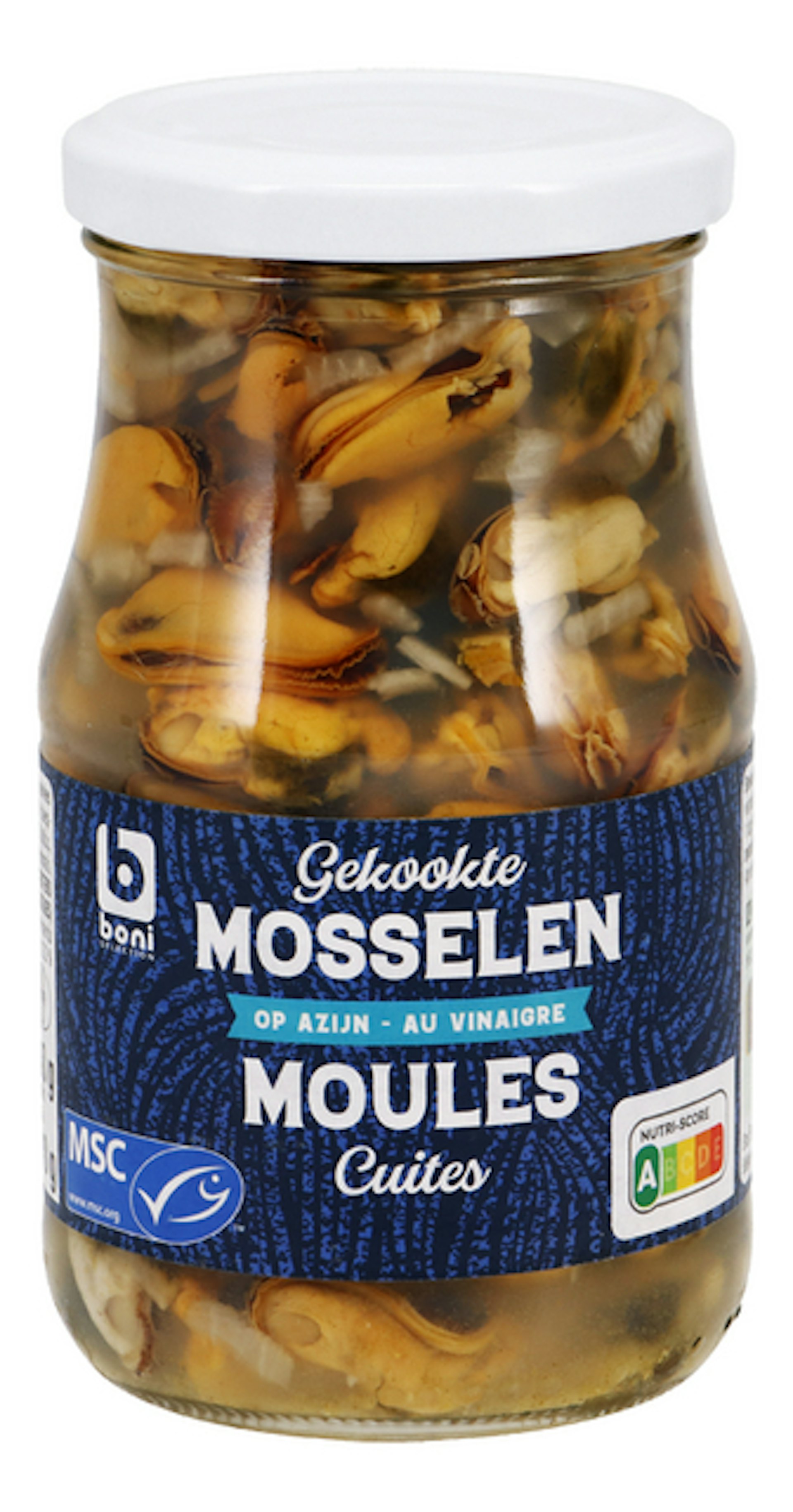 BONI Zeeuwse mossel op azijn MSC 350g