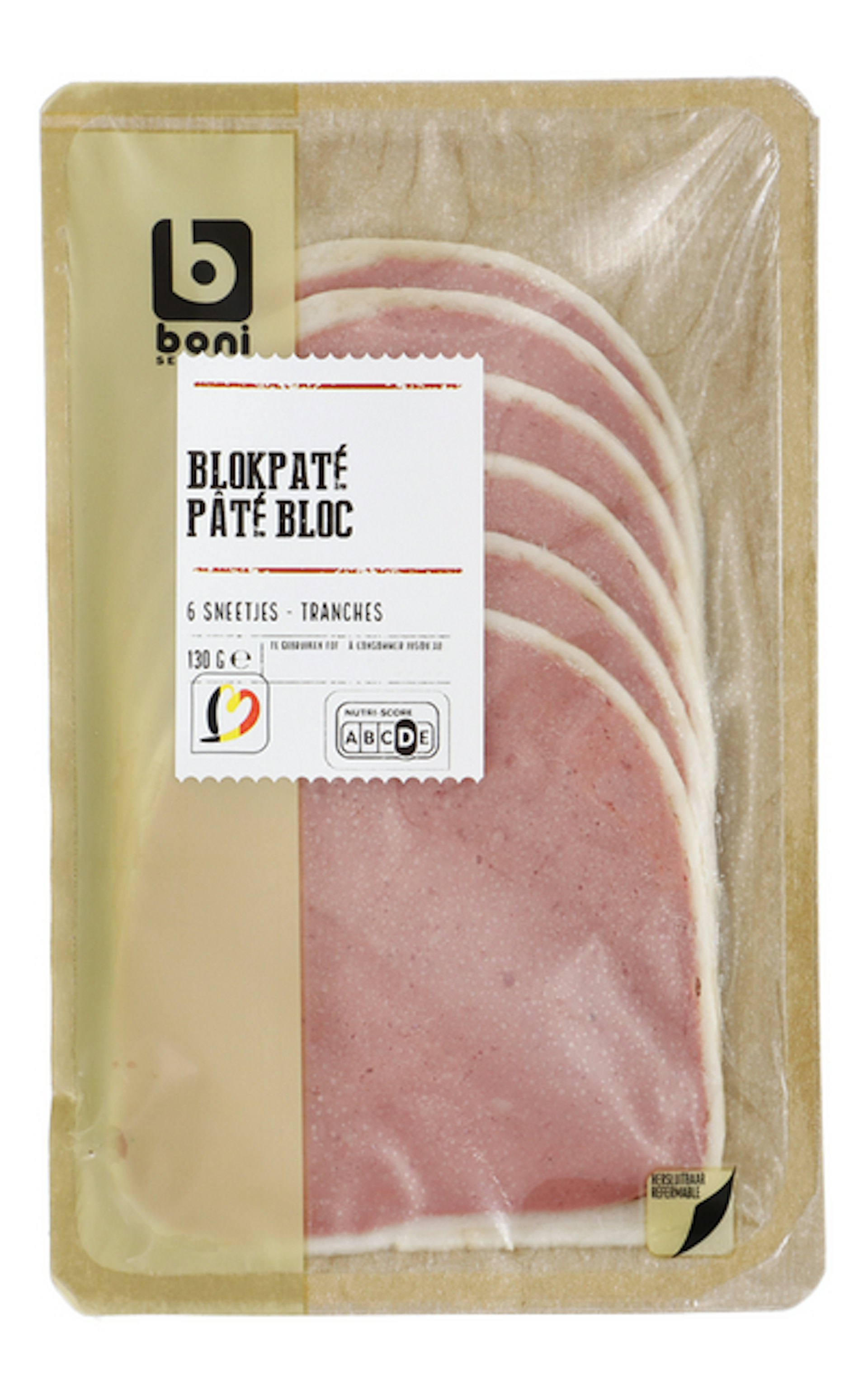 BONI Freshpack Blok paté 130g