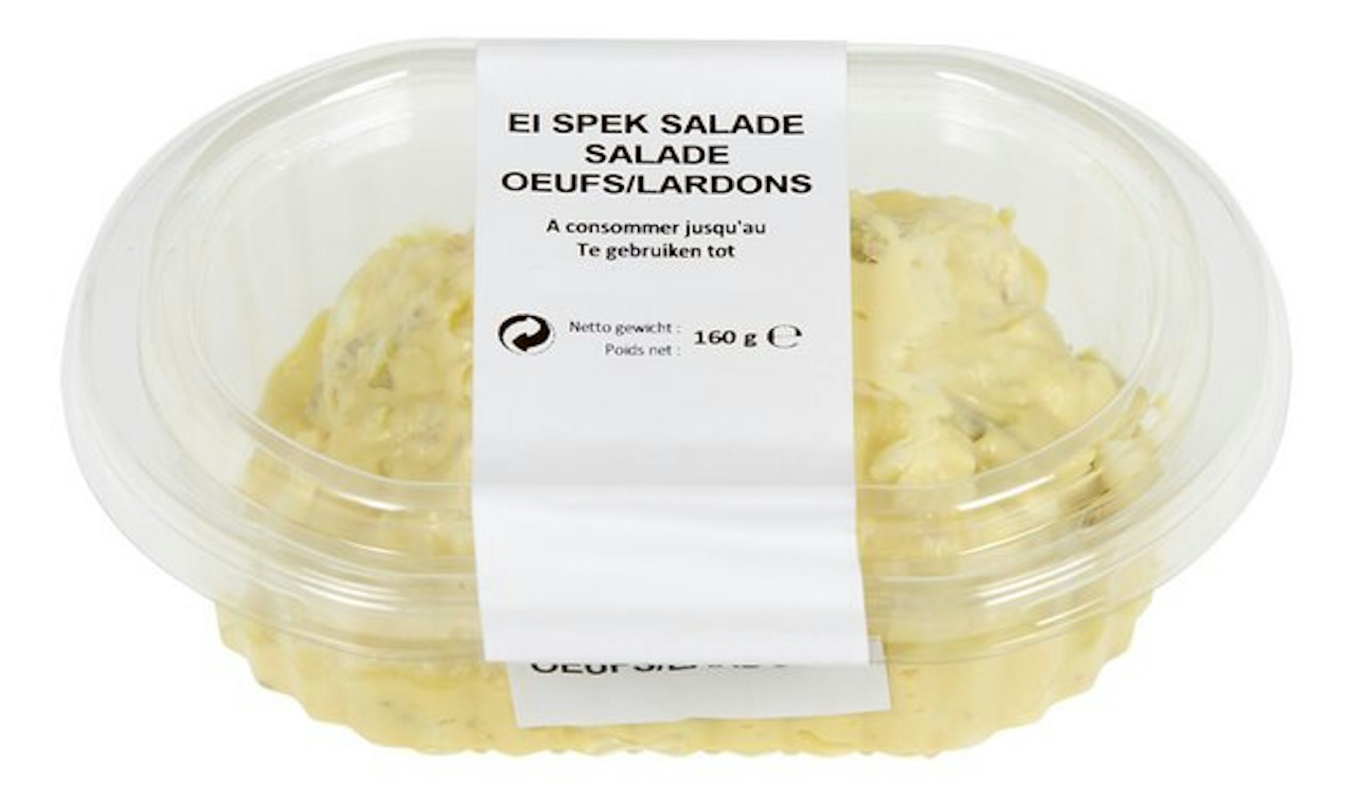 Ei met spek salade 160g