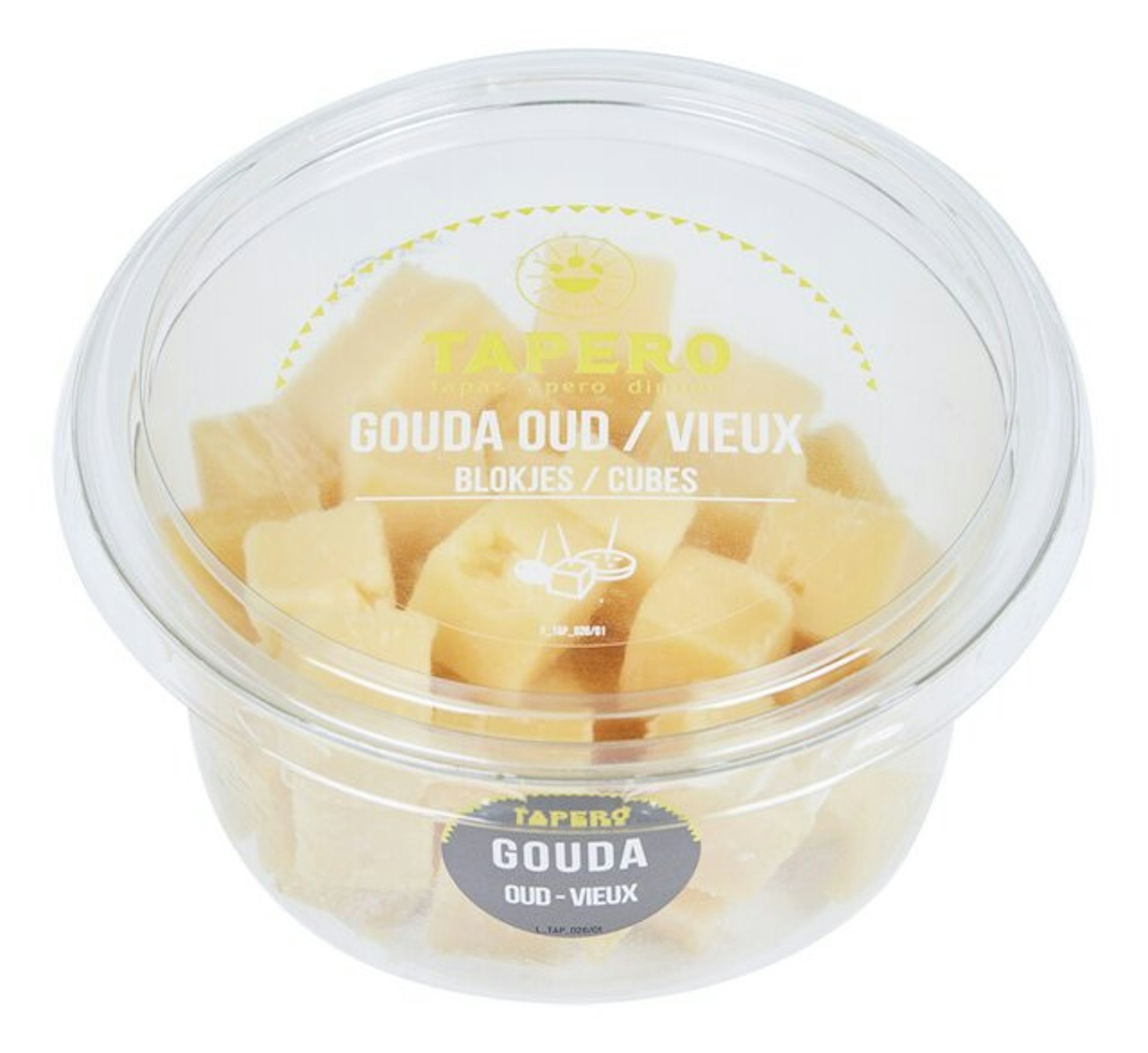 TAPERO Gouda oud kubus 150g