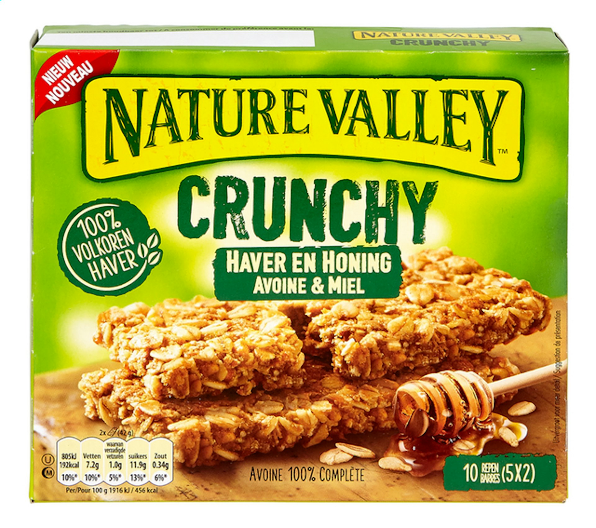 NATURE VALLEY crunchy haver&honing 210g