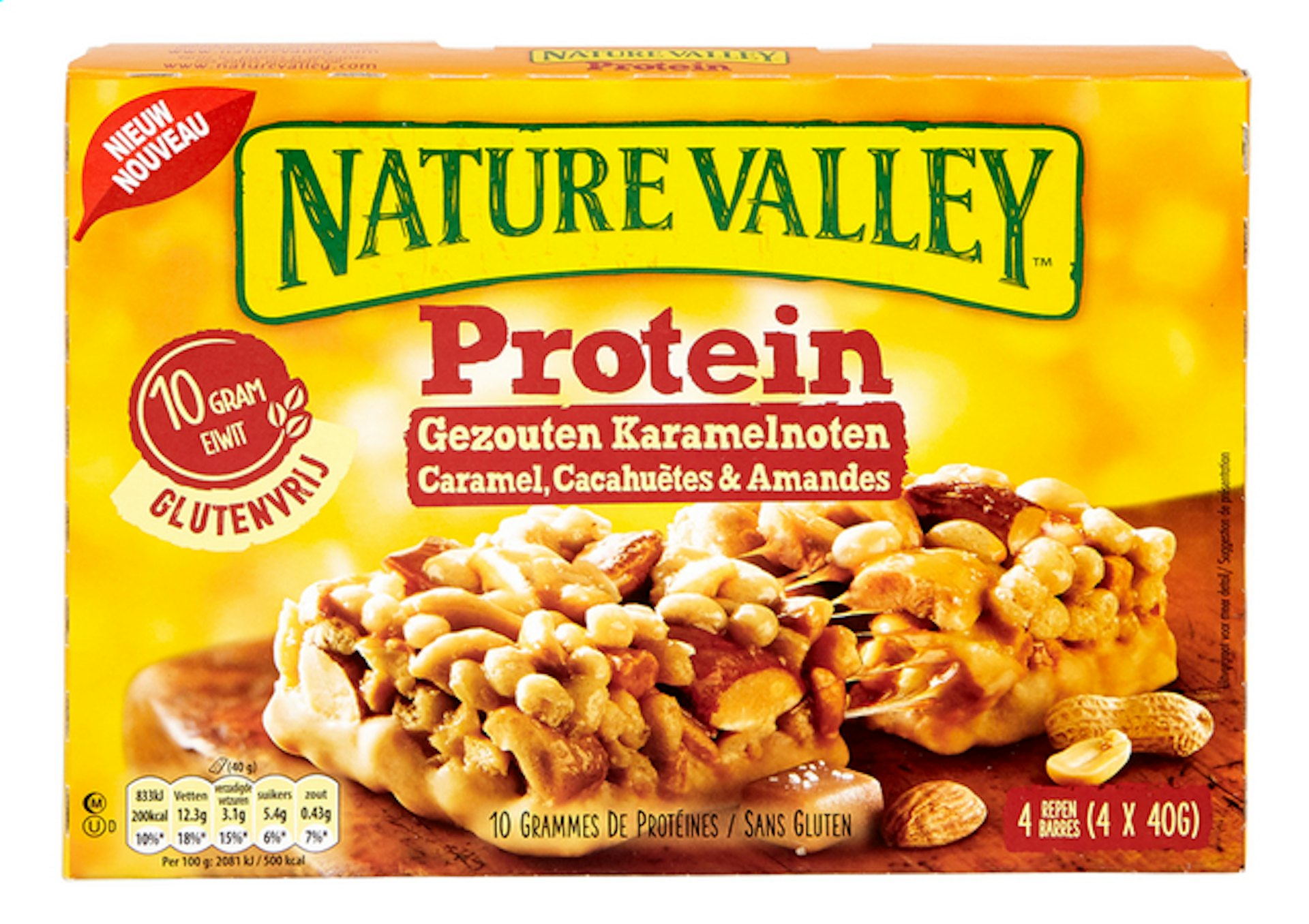 NATURE VALLEY prot.gez.kar.noten GV 160g