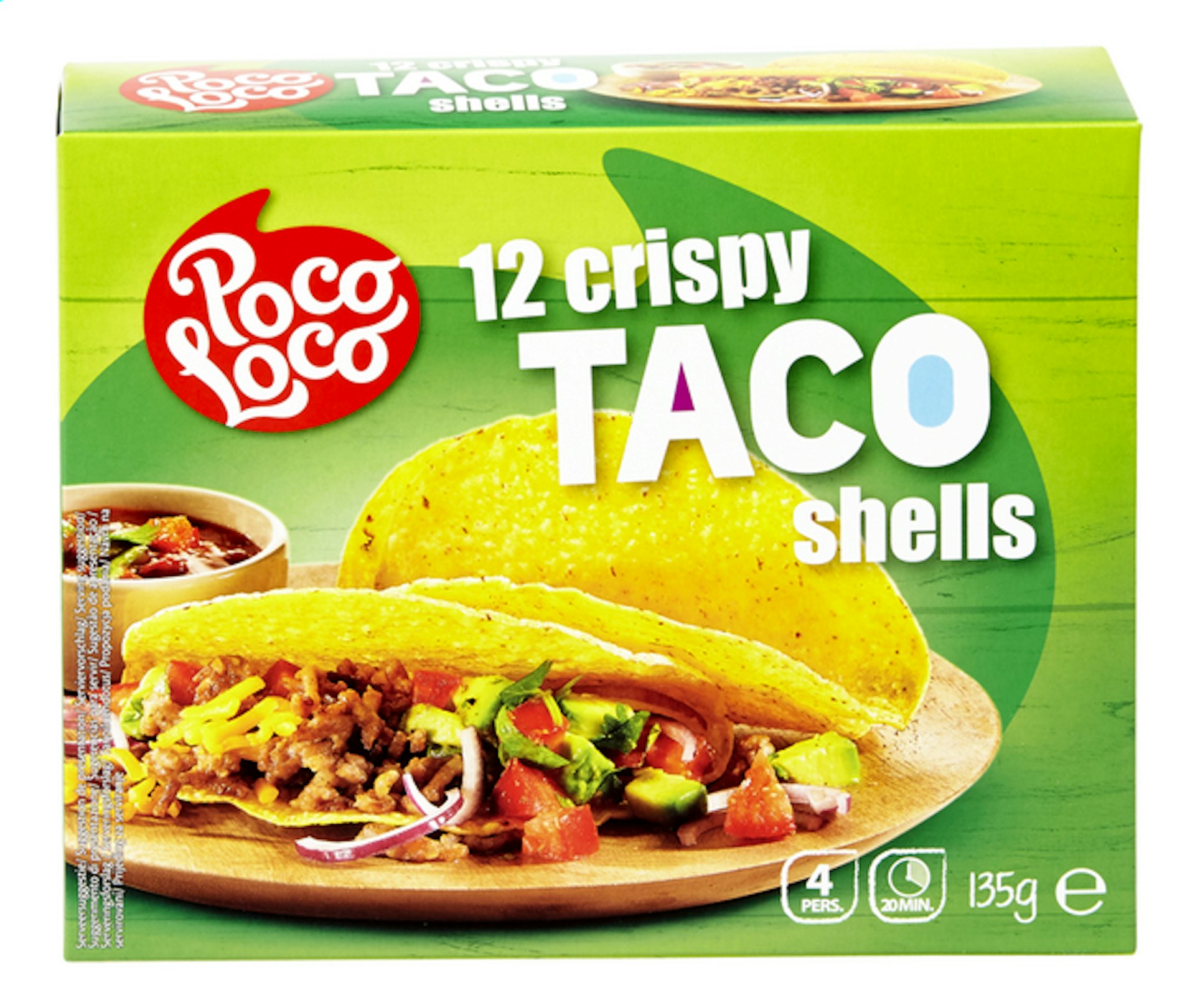 POCO LOCO taco shells 12st 135g