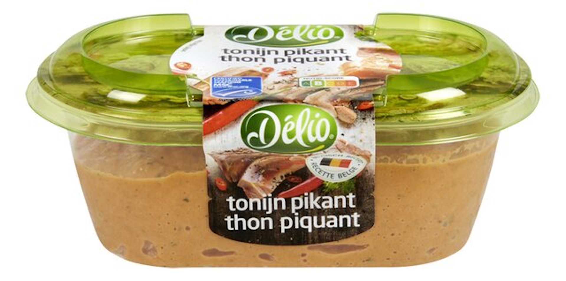 DÉLIO tonijnsalade pikant 180g