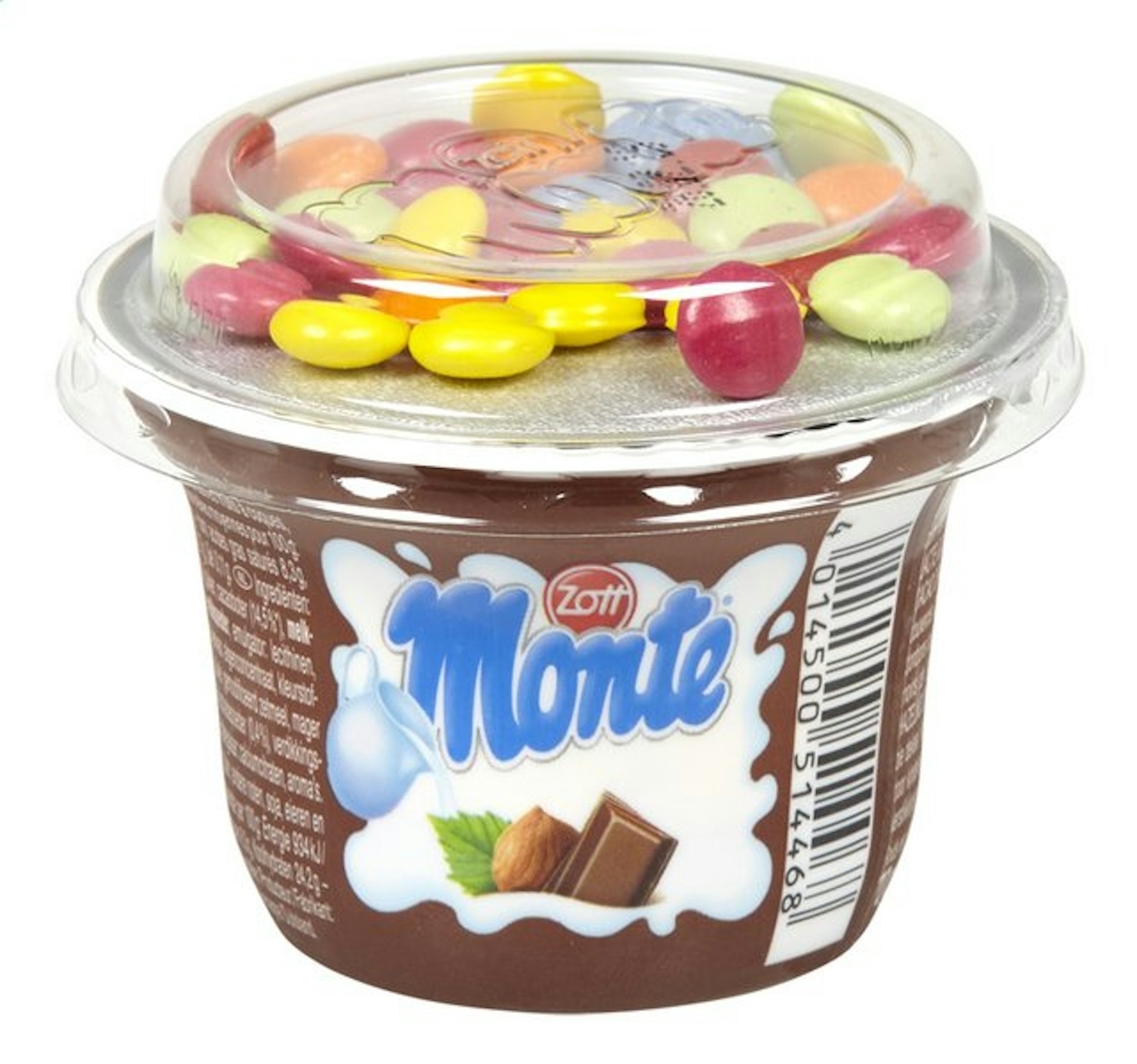 ZOTT MONTE pudd.choc-hazeln top cup 70g