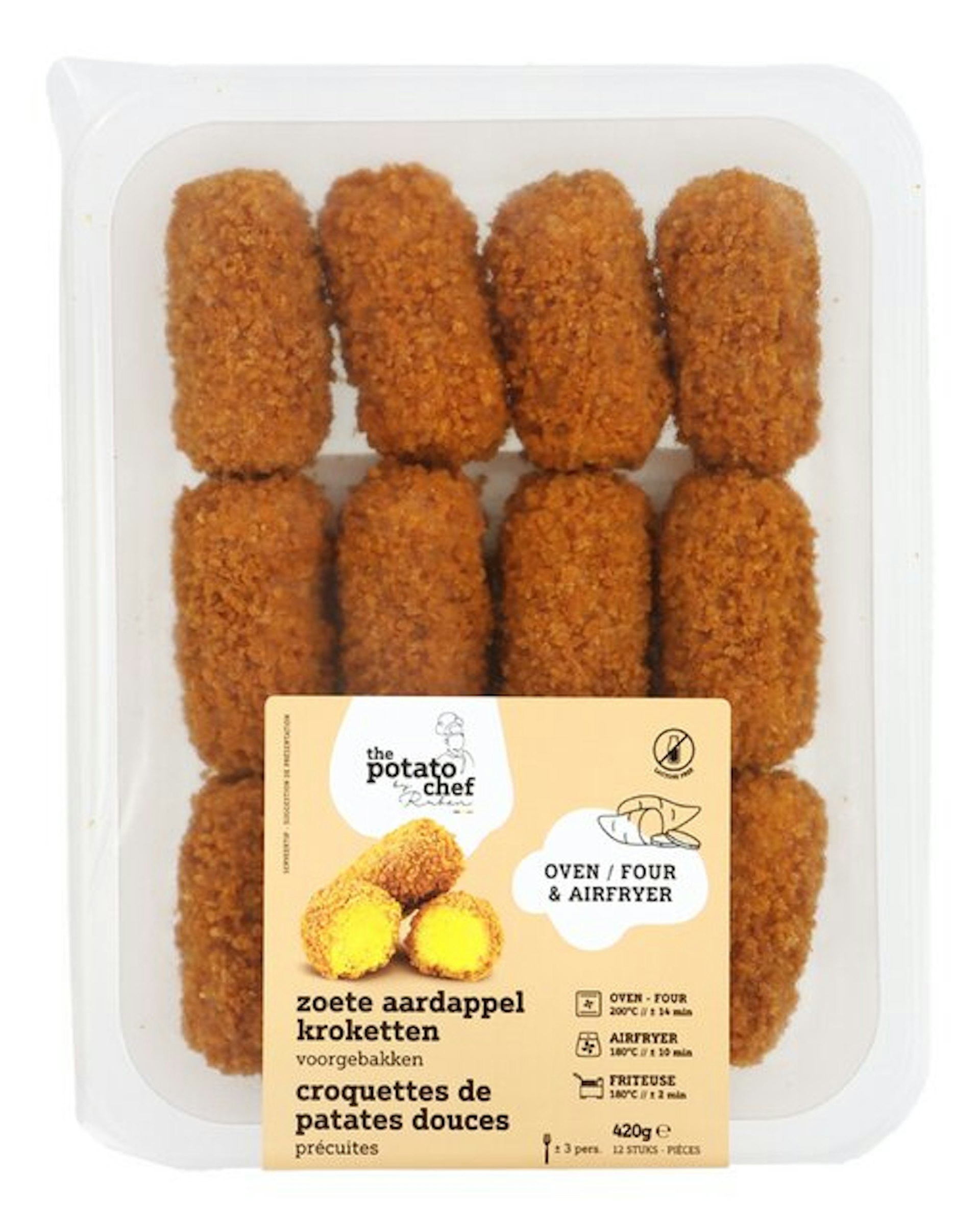 THE POTATO CHEF zoete aardpplkroket 420g