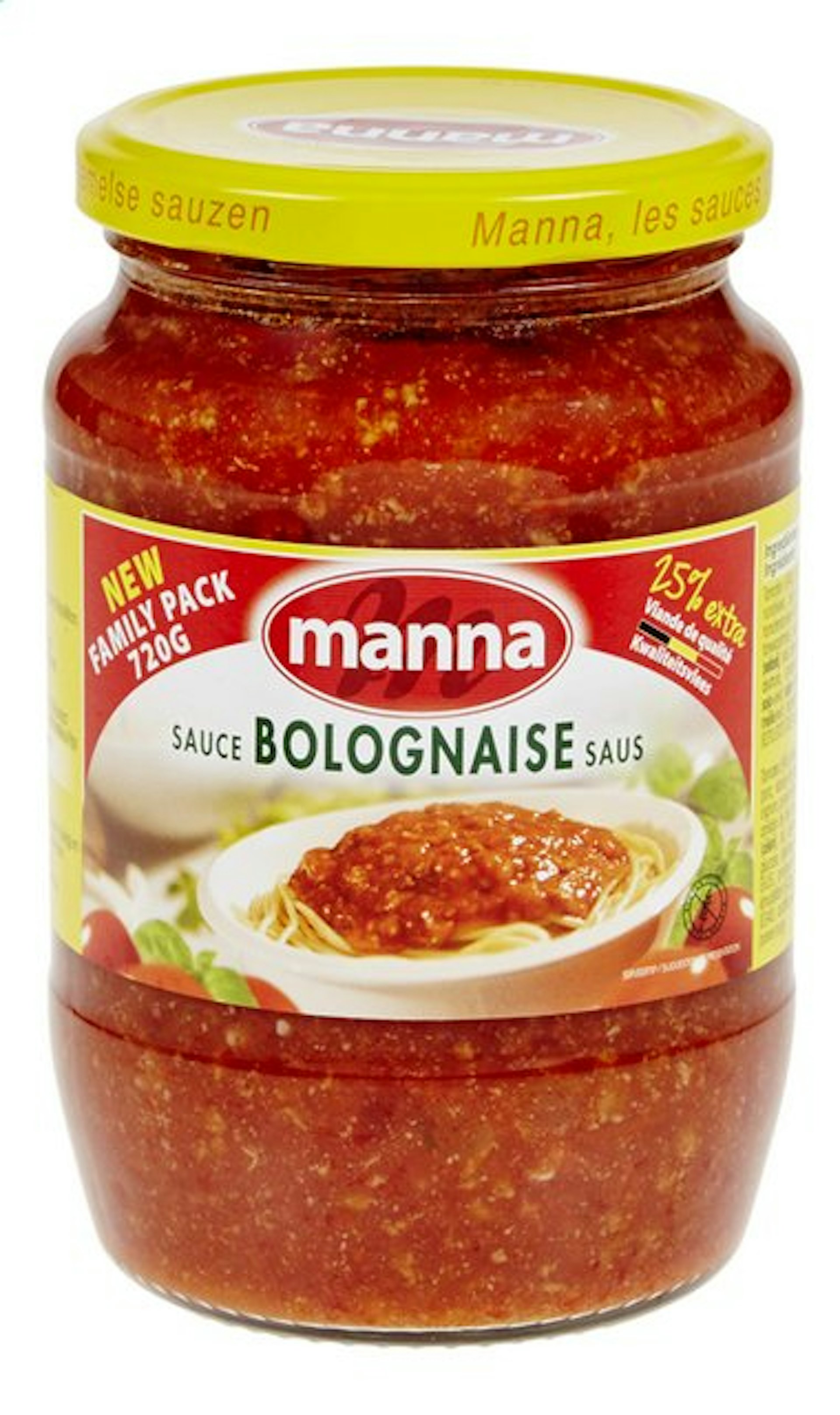 MANNA pastasaus bolognese 720g