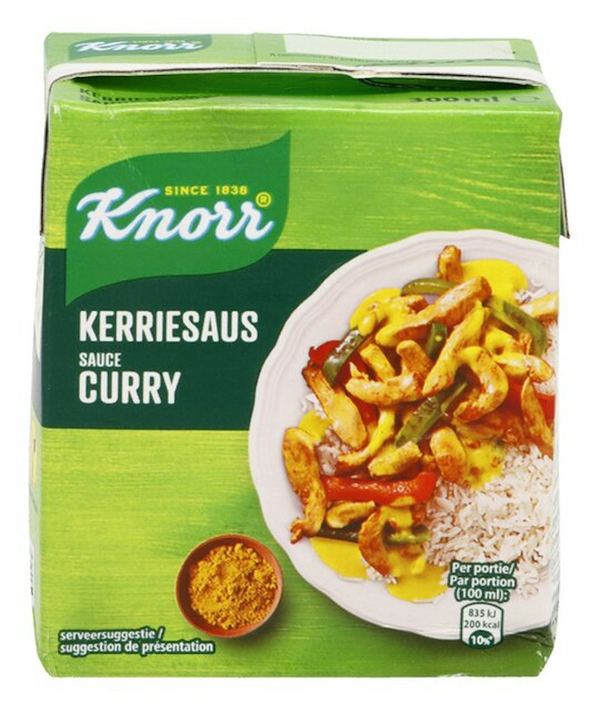 KNORR saus curry Brik 300ml