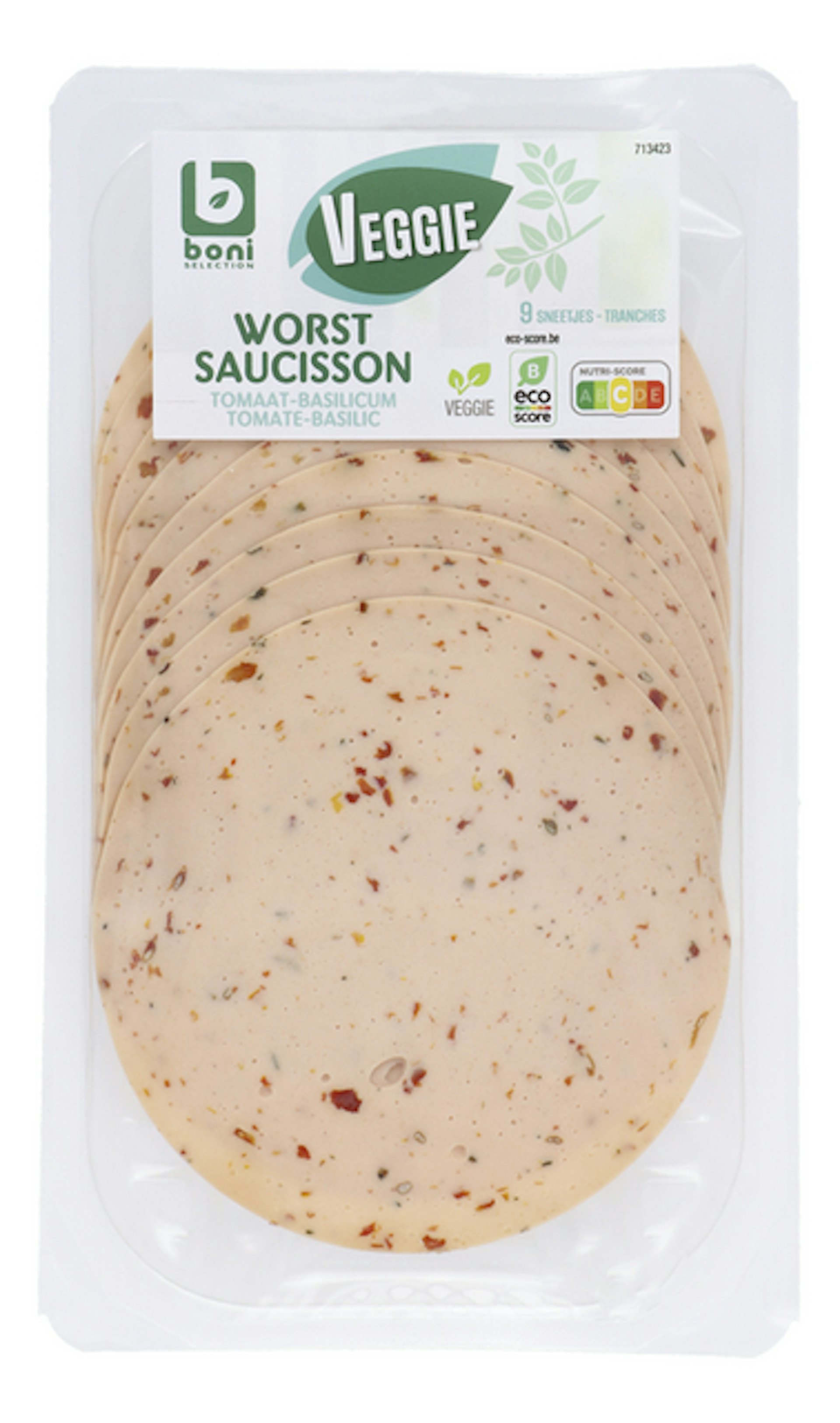 BONI worst tom-basil vegetarisch 100g