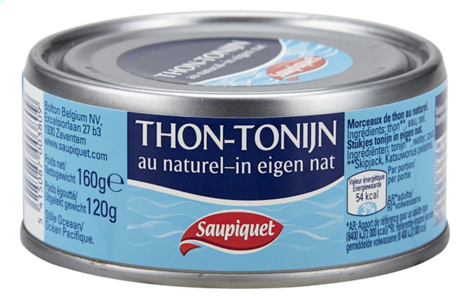 SAUPIQUET tonijn in eigen nat 160g