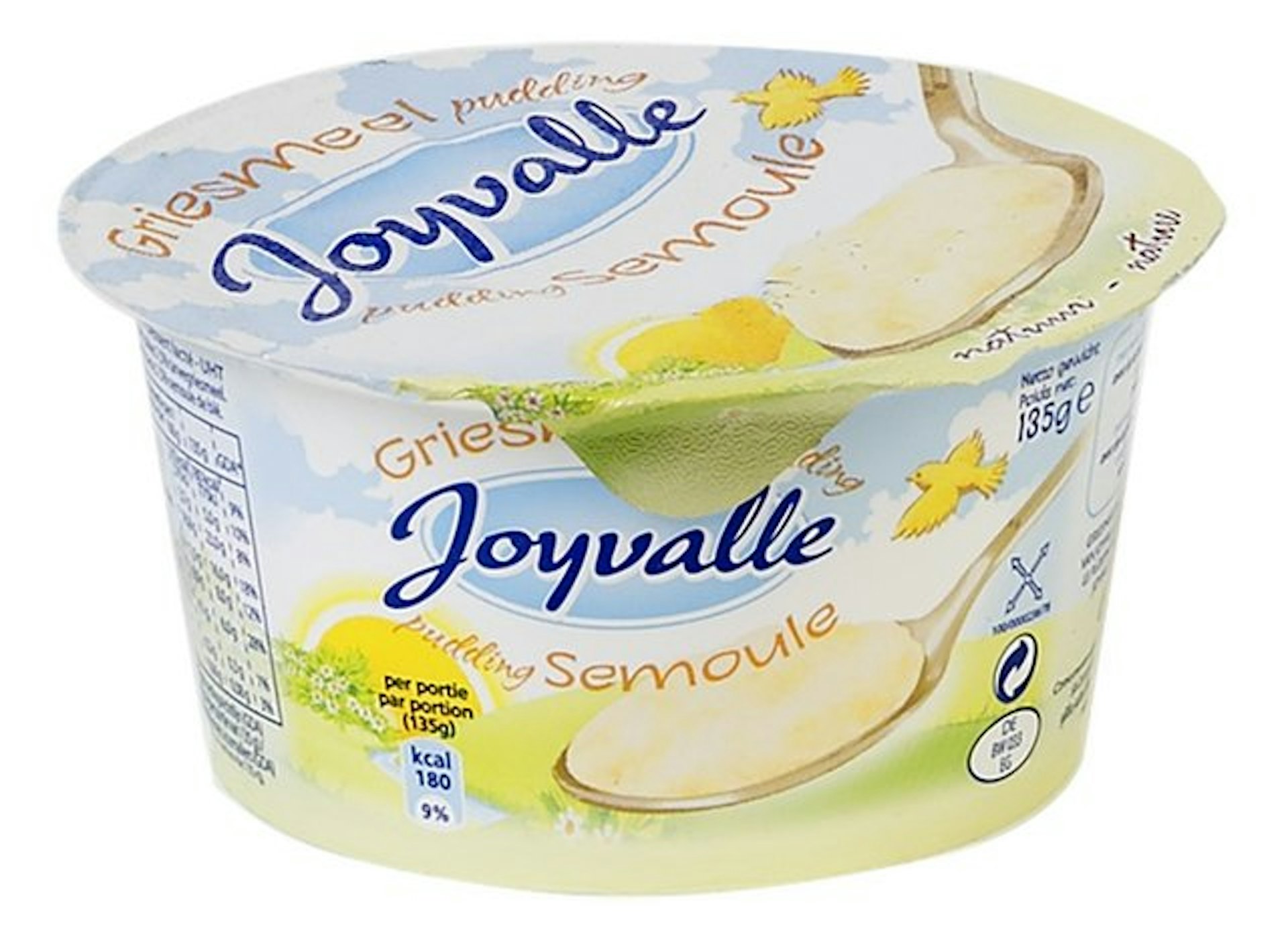 JOYVALLE pudding griesmeel natuur 135g