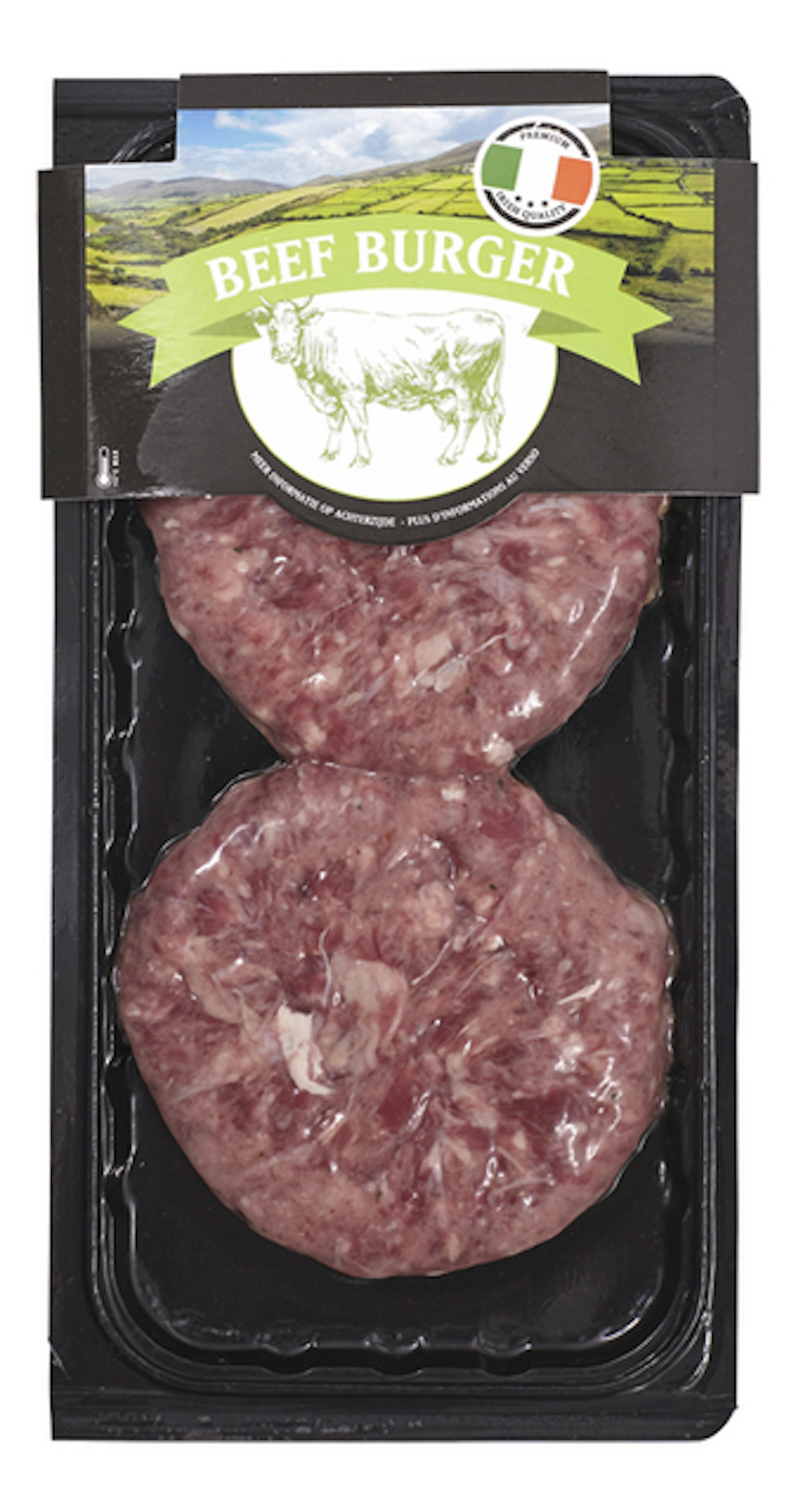 IRISH BEEF BURGER Beef Irish 2x±125g