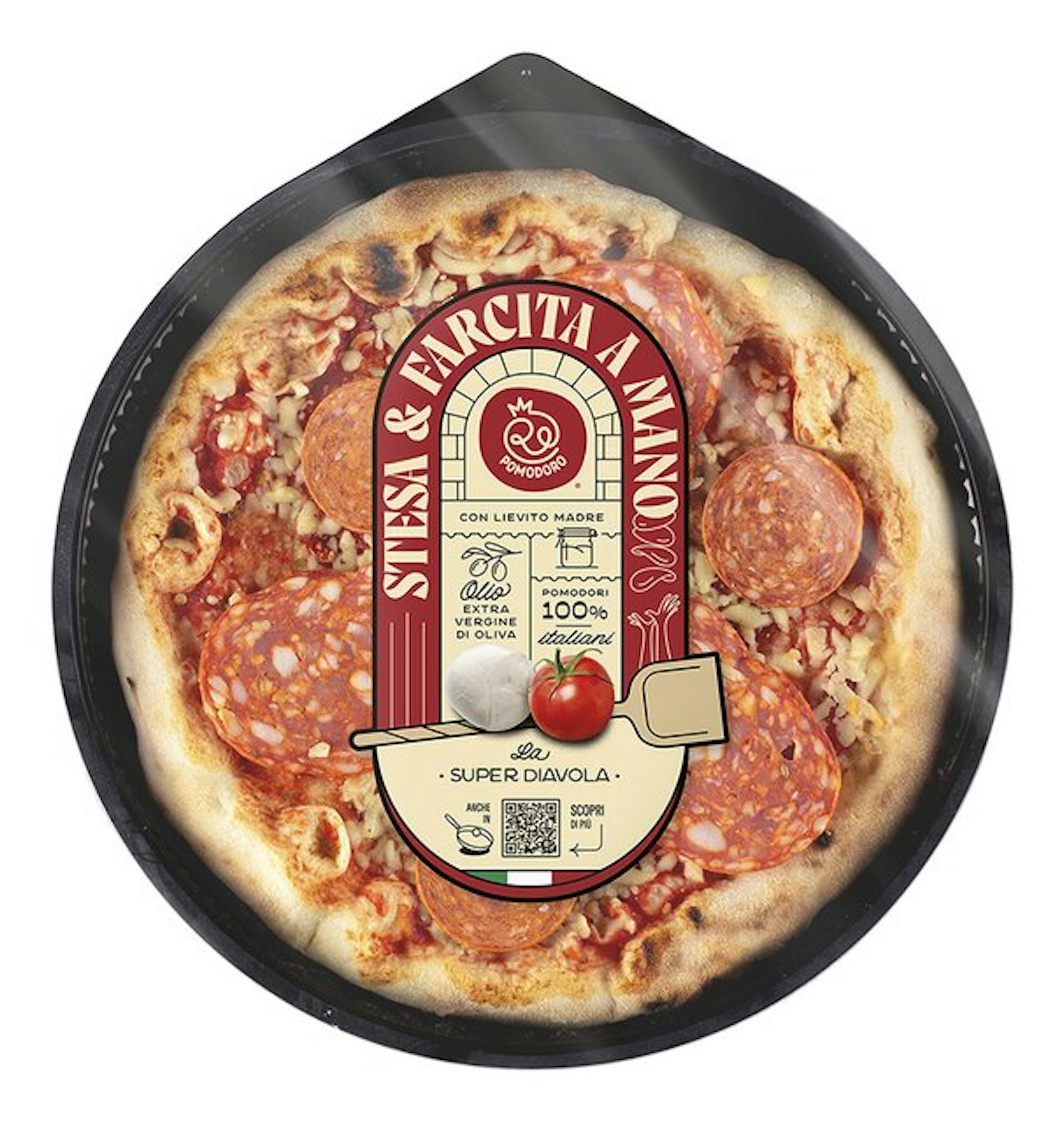 REPOMODORO Pizza sal.diavola pikant 370g