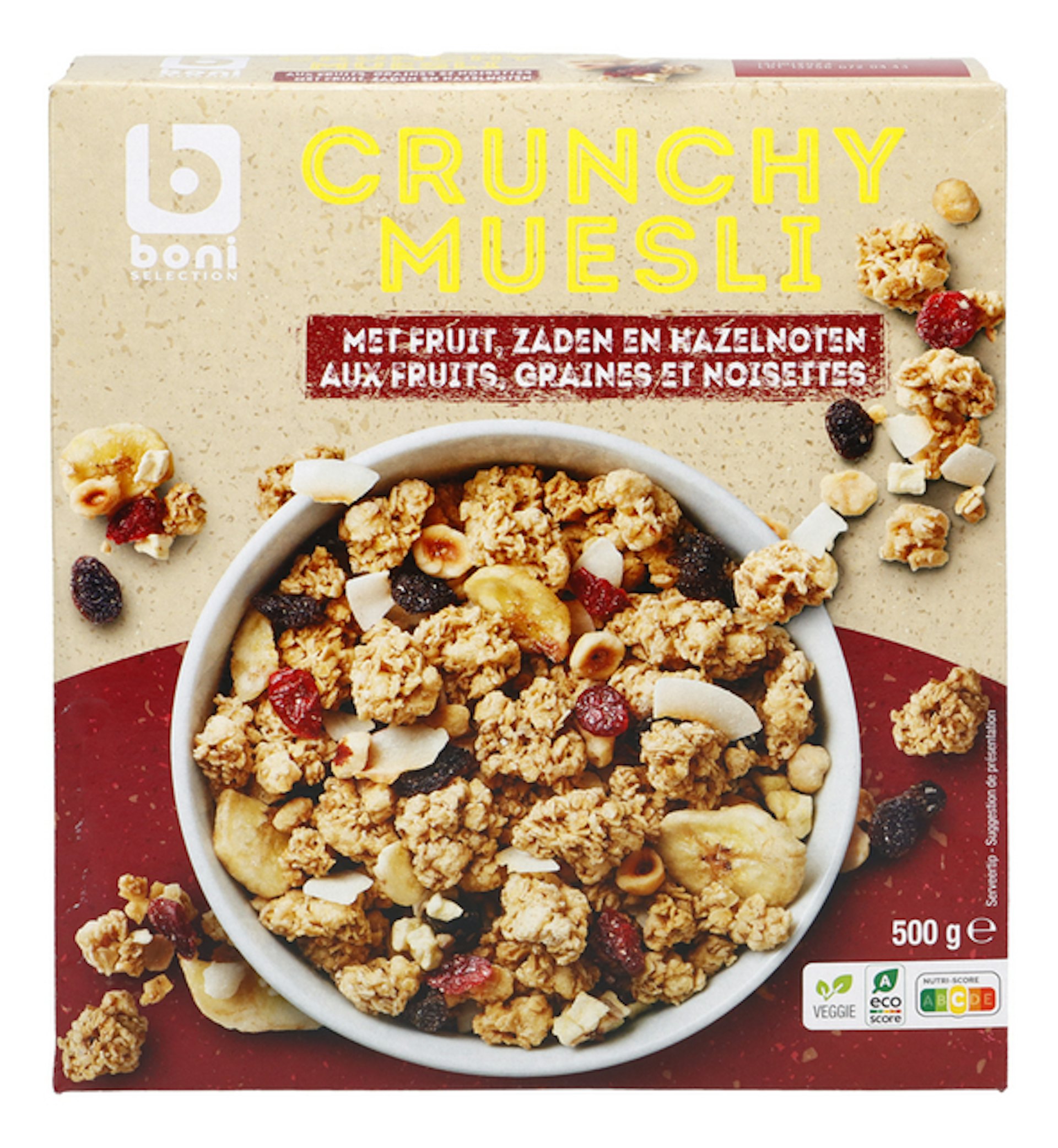 BONI crunchy muesli fruit 500g