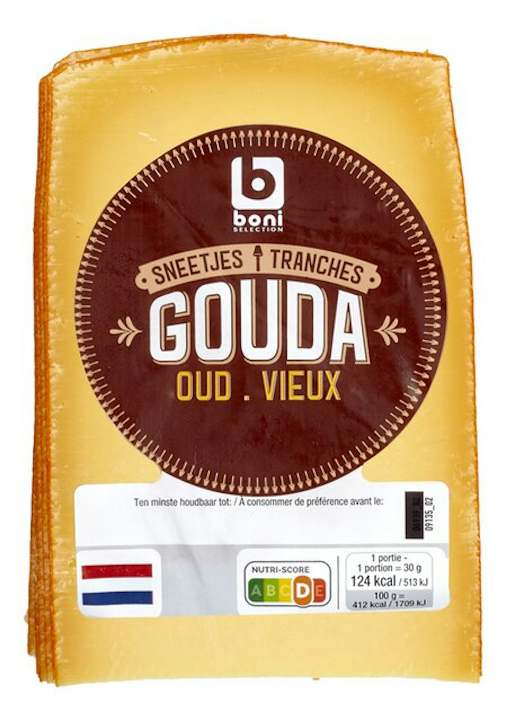 BONI Gouda oud sneetjes 350g