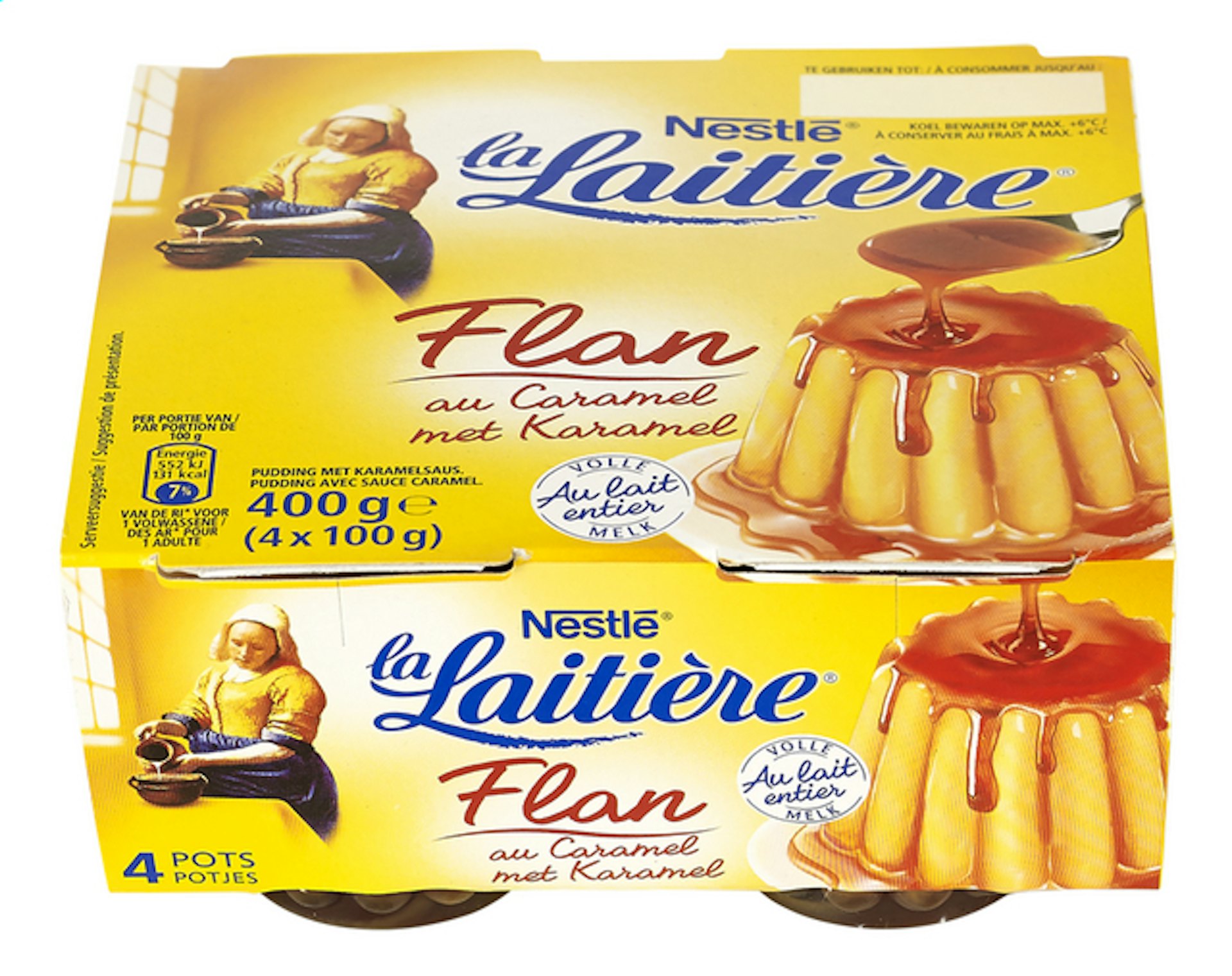 LA LAITIÈRE flan karamel 4x100g