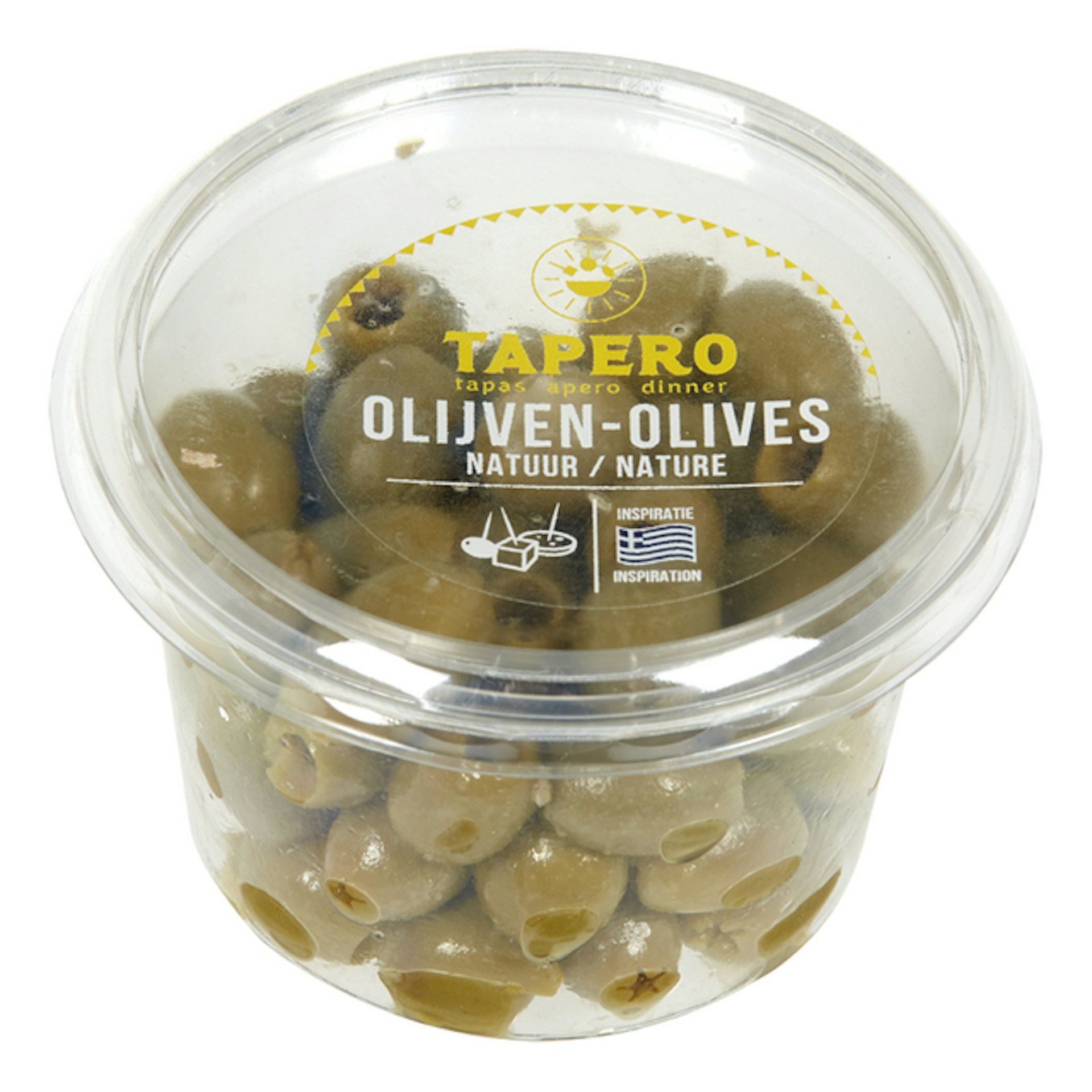 TAPERO Ontpitte olijven naturel 200g