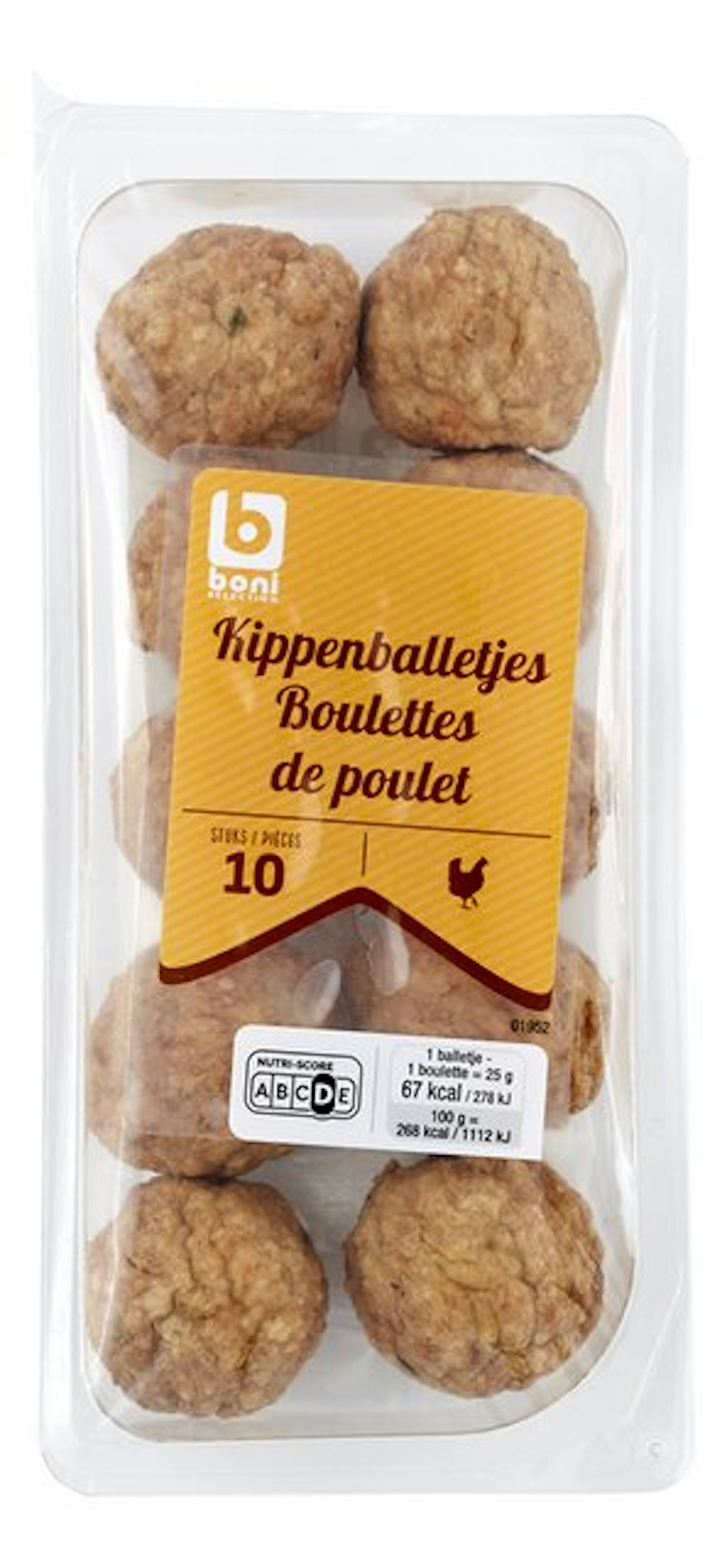 BONI kippenballetjes 10x25g