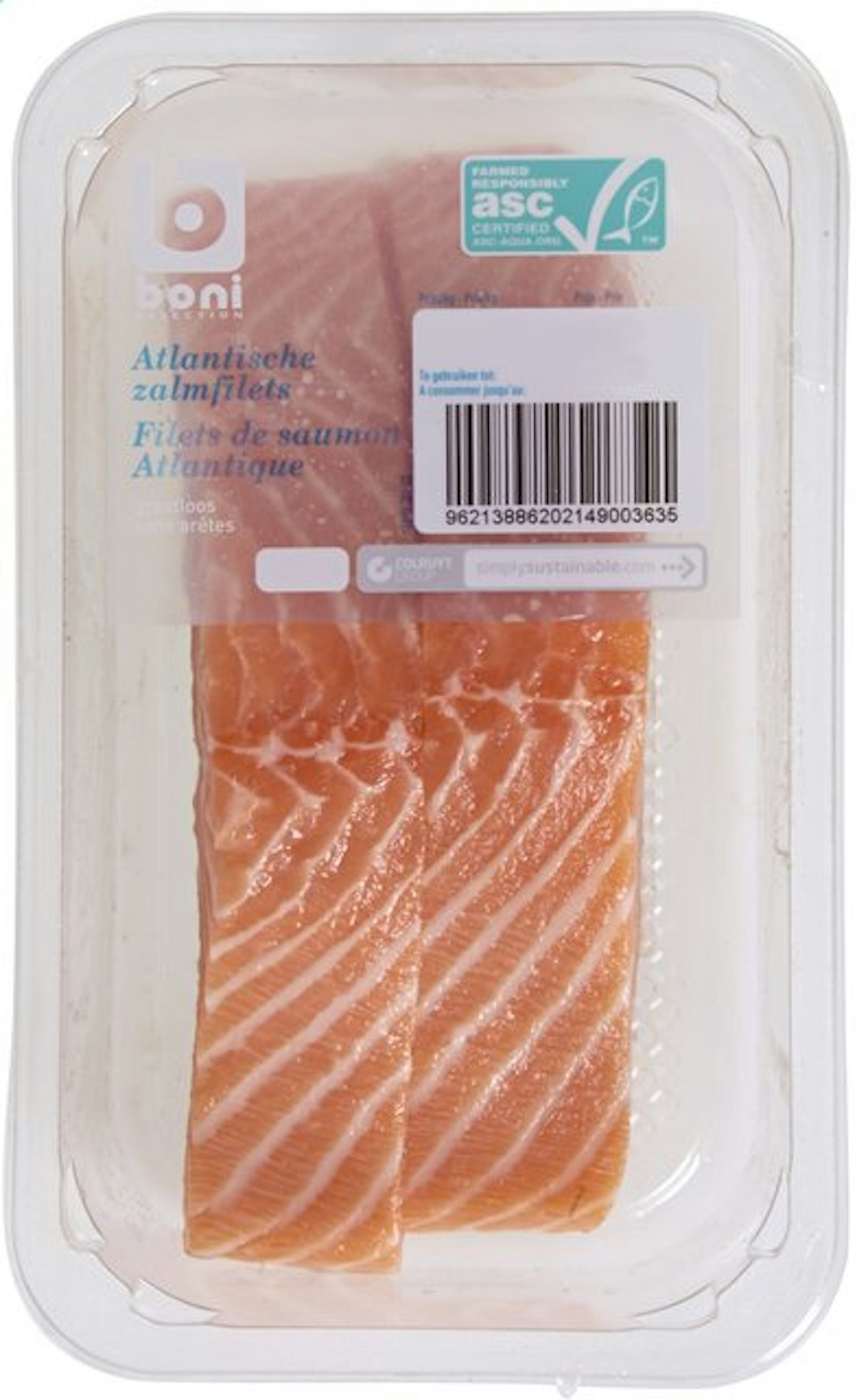 BONI Noorse zalmfilet 2x180g