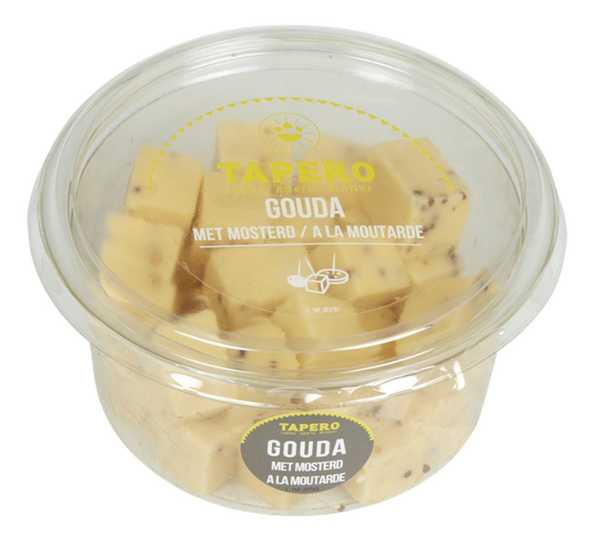 TAPERO Gouda Mosterd kubus 150g