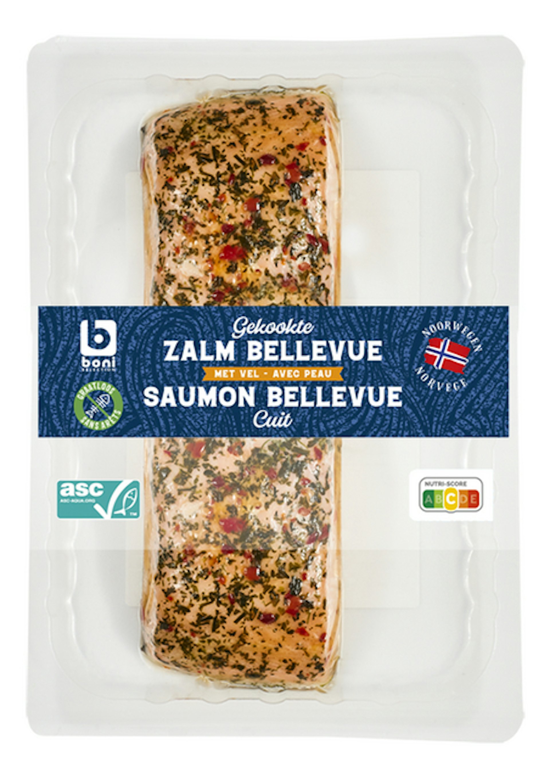 BONI gekookte zalm Bellevue 200g