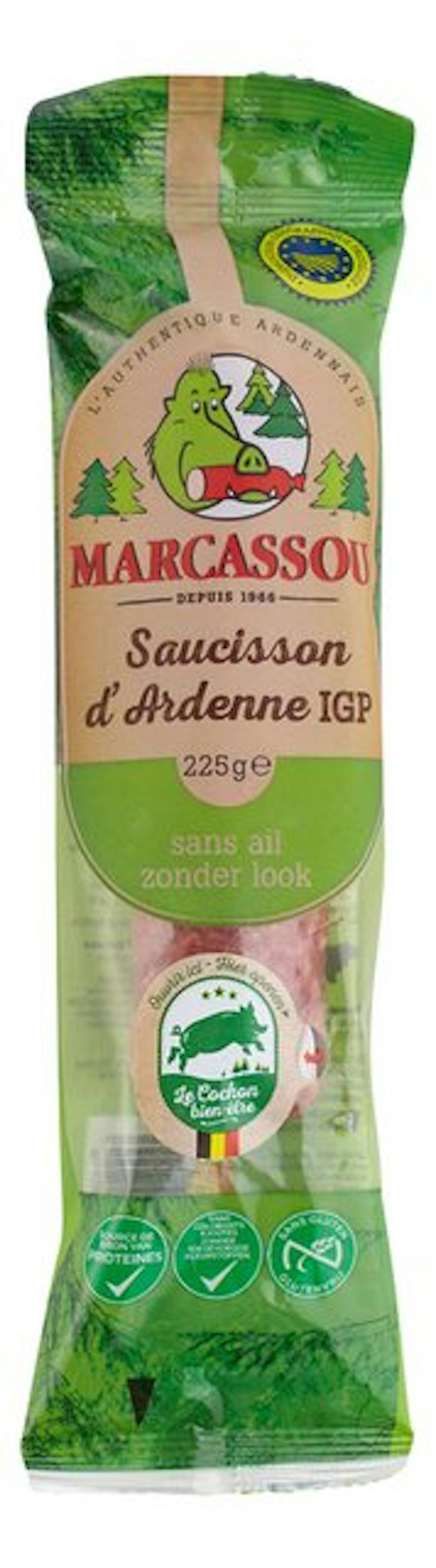 MARCASSOU saucis.d'Arden.IGP z.look 225g