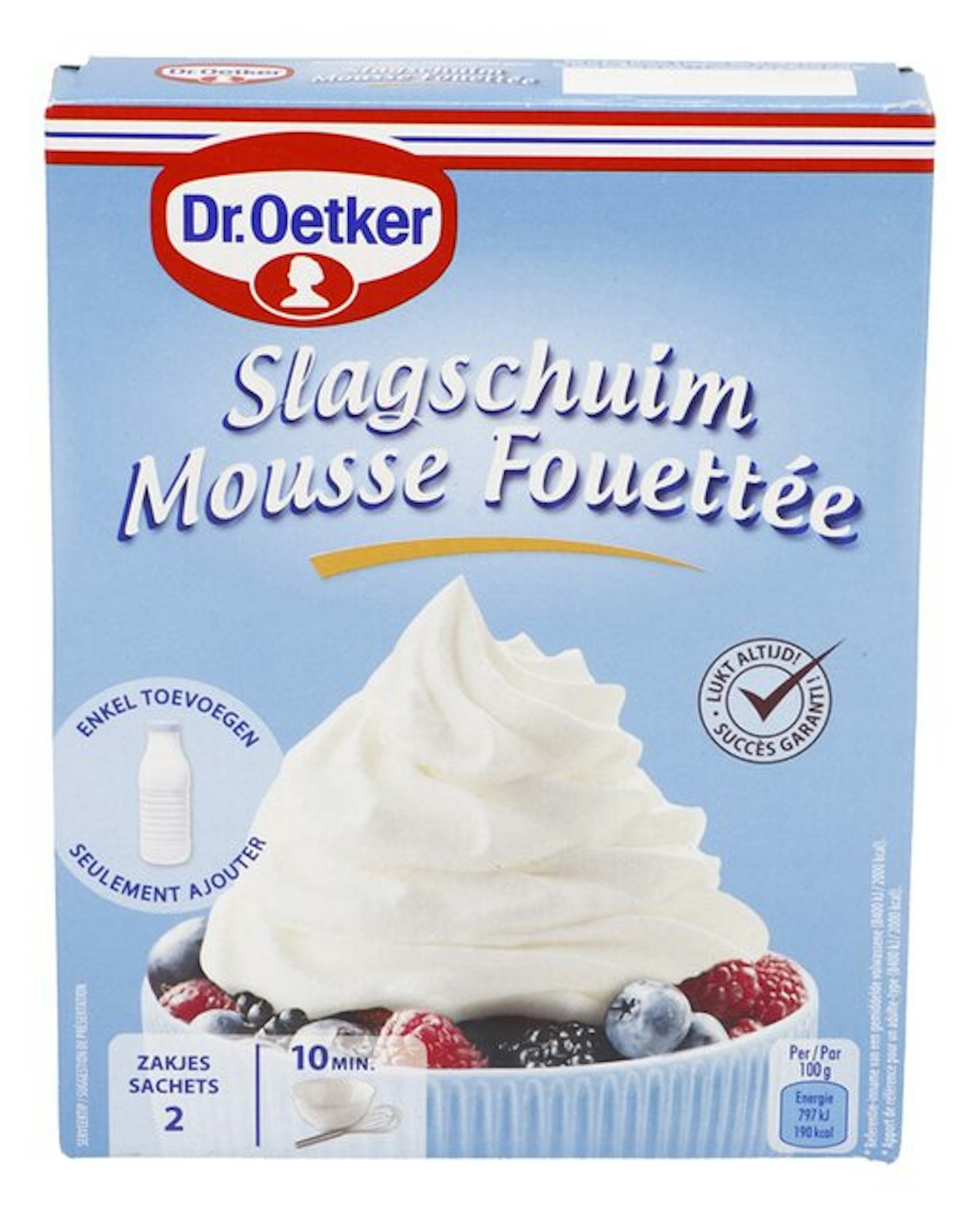 DR.OETKER slagschuim zakje 2x35g