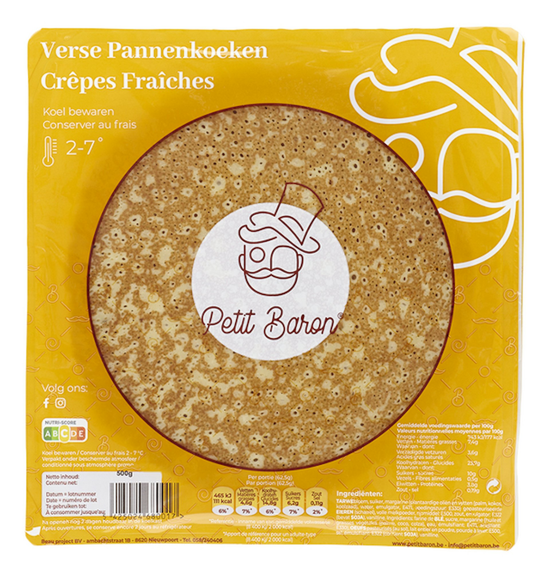 PETIT BARON pannenkoeken 500g