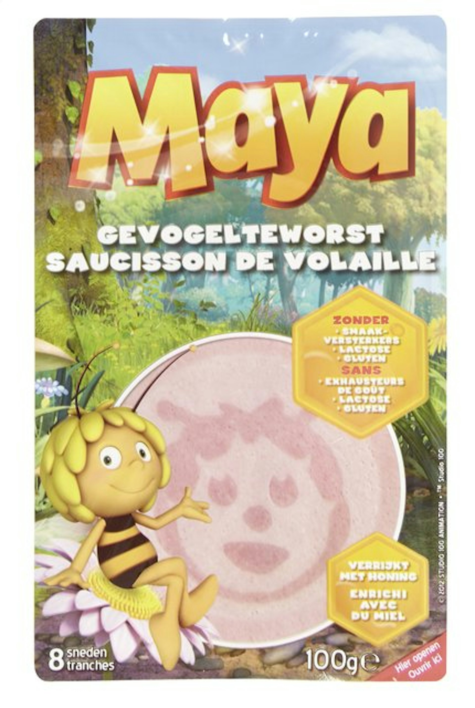 MAYA gevogelteworst sneetjes 100g