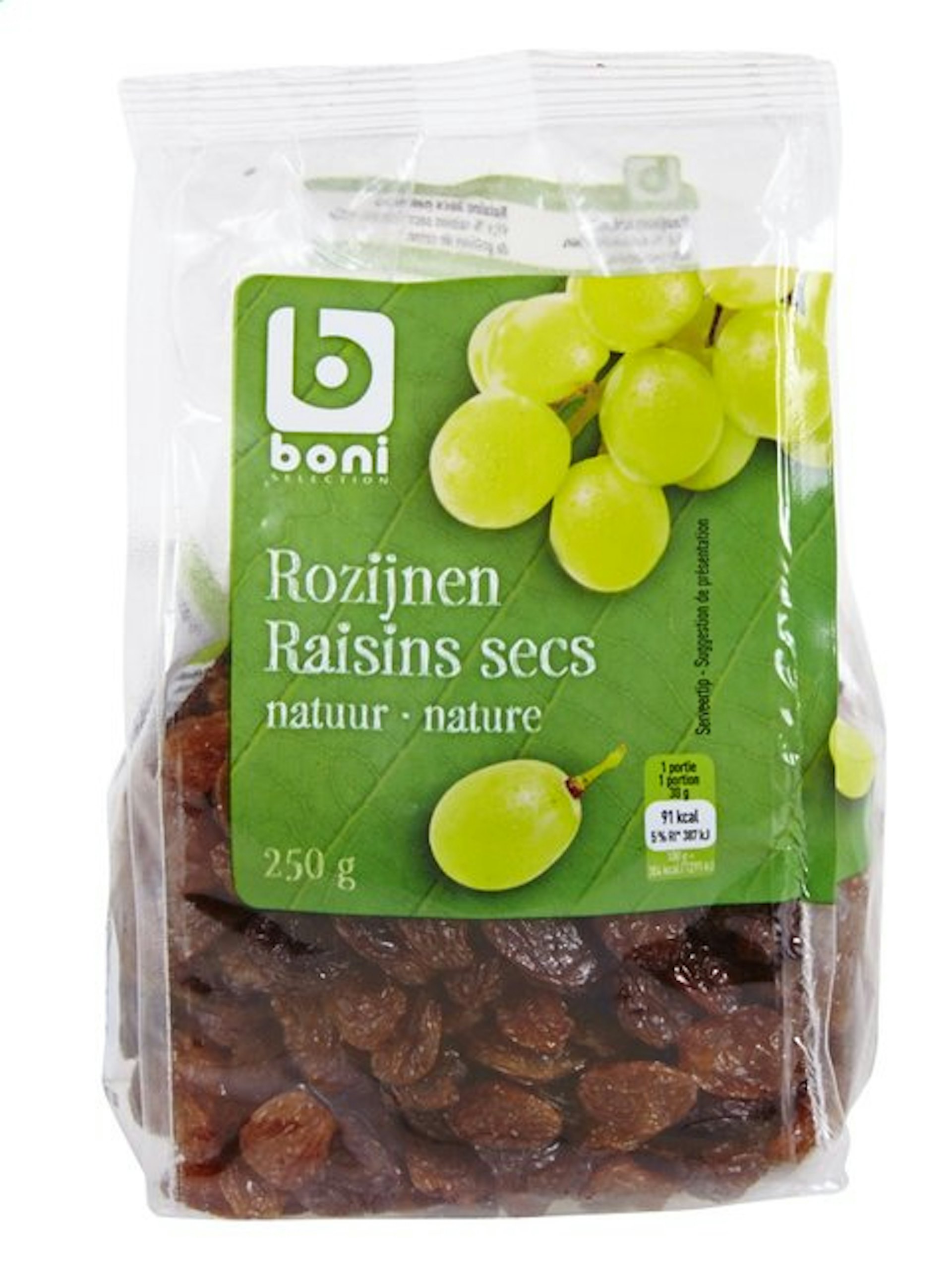 BONI rozijnen natuur 250g