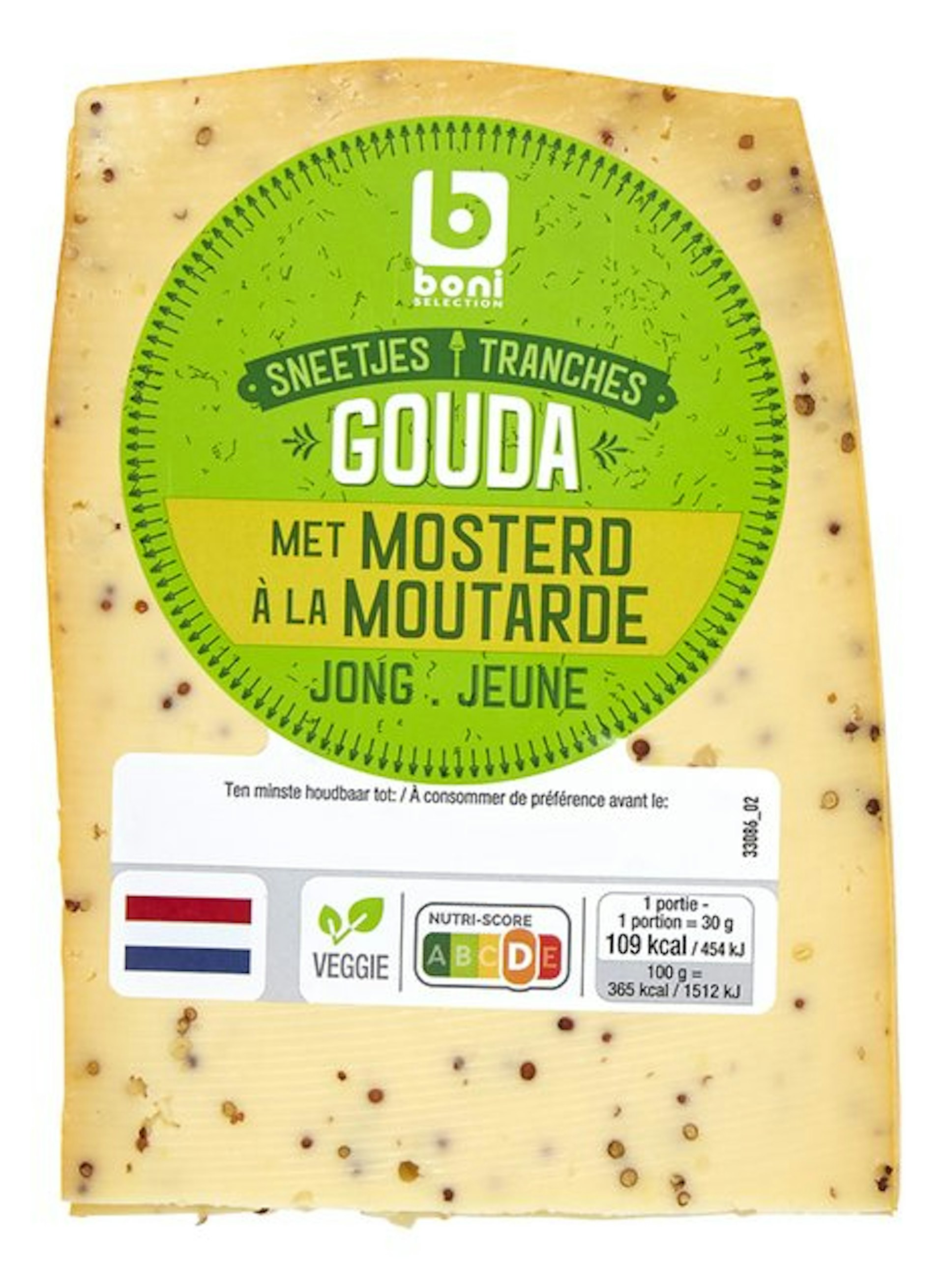 BONI gouda mosterd sneetjes 250g